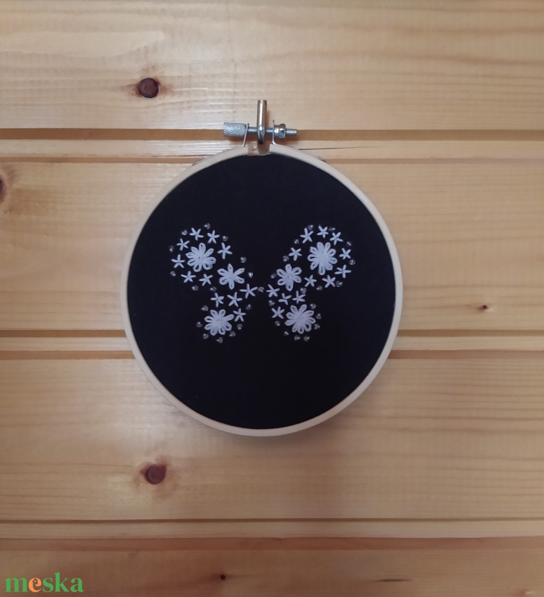 Fehér pillangó - otthon & életmód - dekoráció - fali és függő dekoráció - falra akasztható dekor - Meska.hu