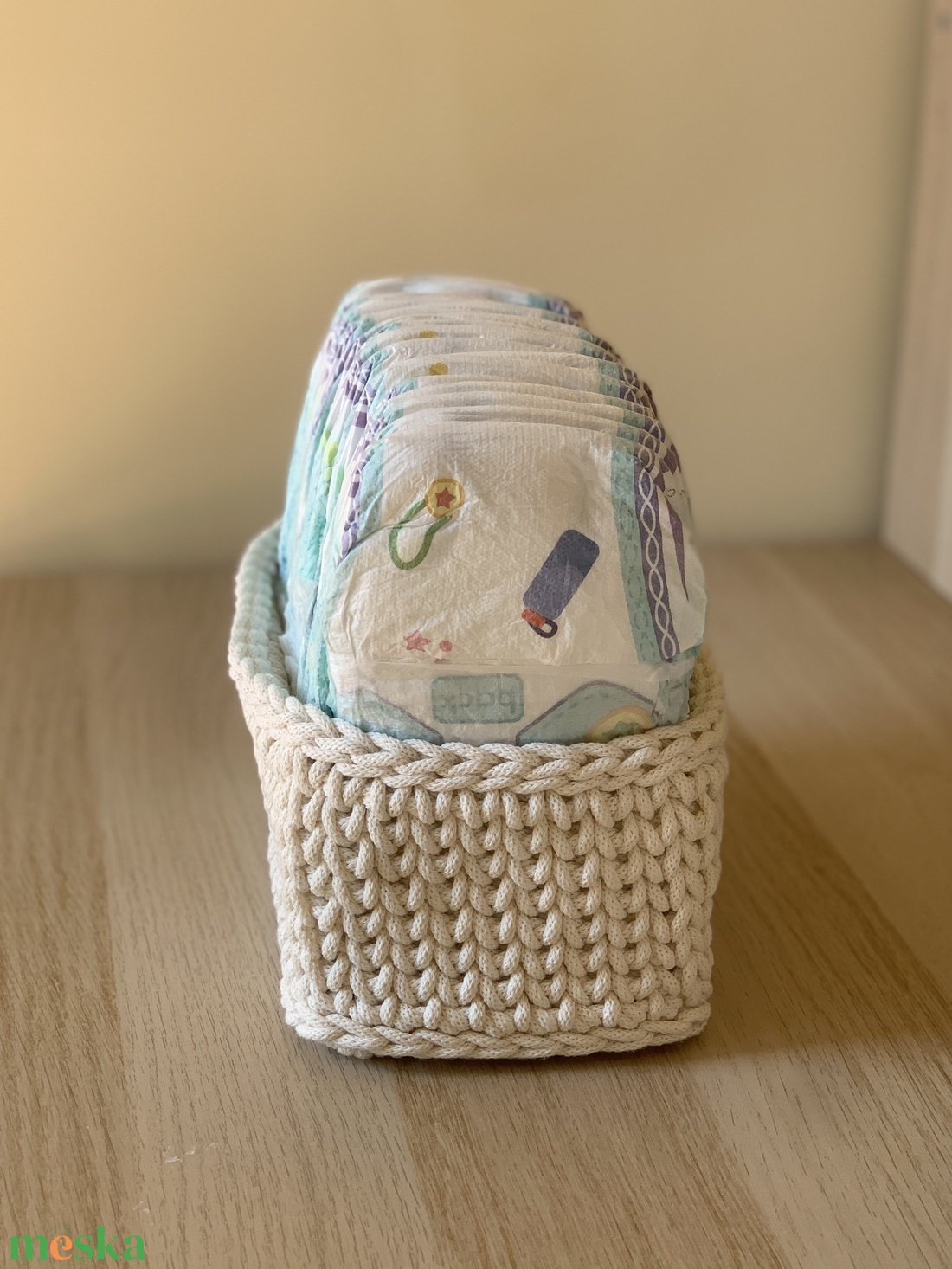 Pelenkatartó - otthon & életmód - tárolás & rendszerezés - tárolókosár - Meska.hu