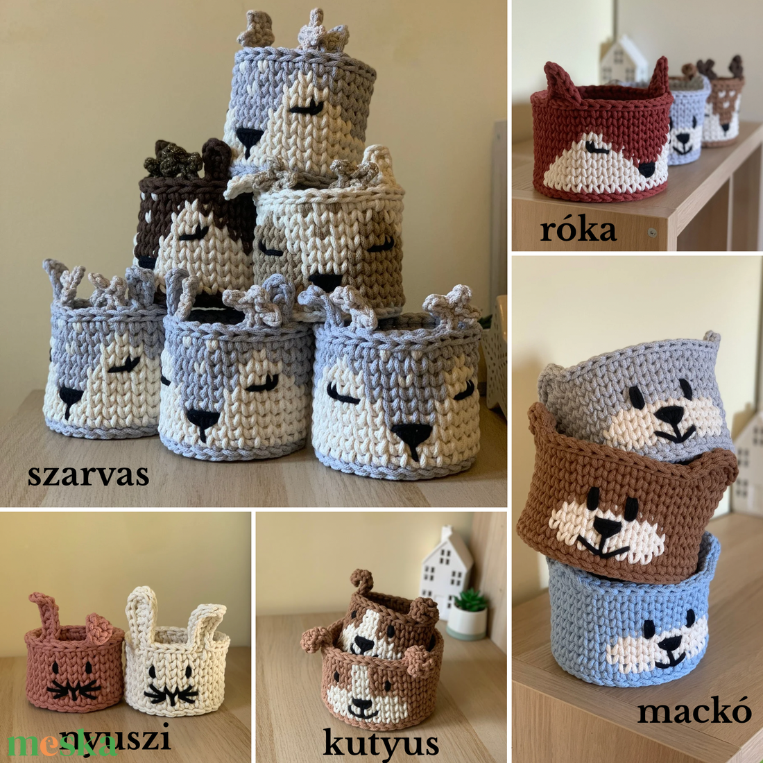 Babaköszöntő kosár szett - otthon & életmód - tárolás & rendszerezés - tárolókosár - Meska.hu