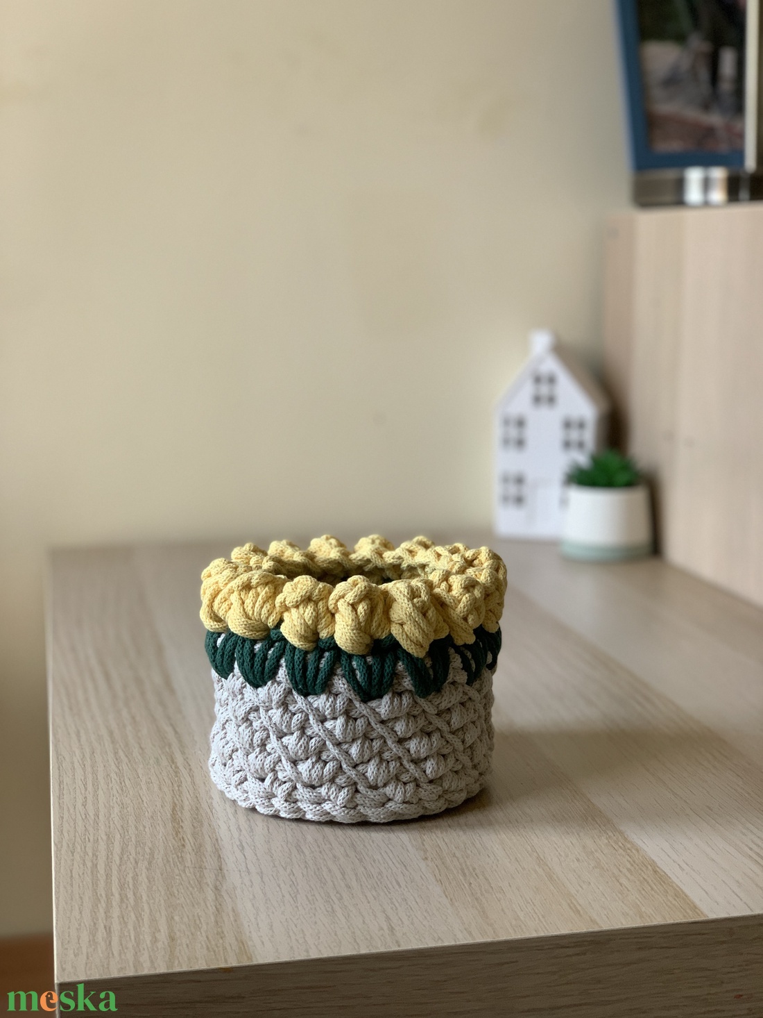 Vir�gos kosár - otthon & életmód - tárolás & rendszerezés - tárolókosár - Meska.hu