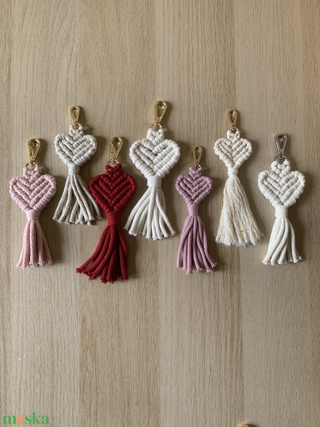 Szív kulcstartó - táska & tok - kulcstartó & táskadísz - kulcstartó - Meska.hu