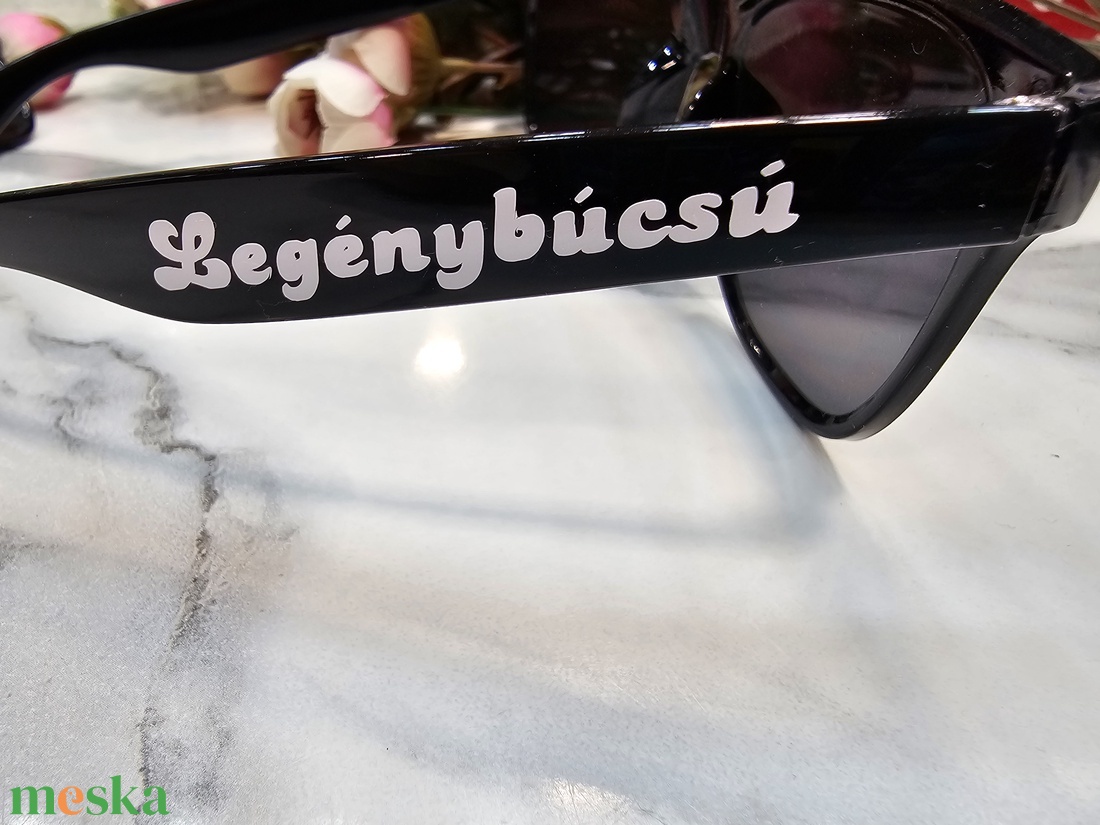 Legénybúcsú napszemüveg a haveroknak  - esküvő - legénybúcsú - Meska.hu