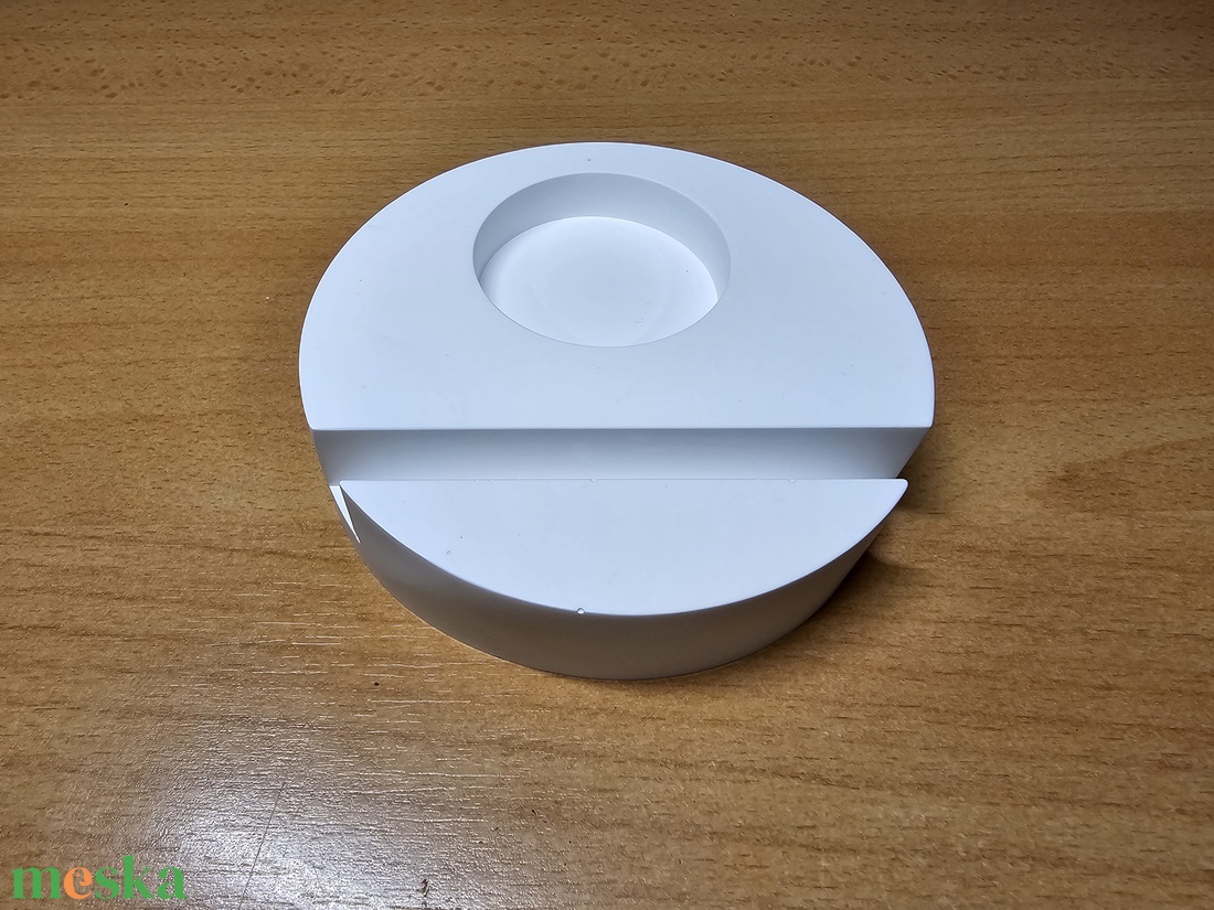 Variálható kerámia gipsz gyertyatartó  - karácsony - karácsonyi lakásdekoráció - karácsonyi fénydekoráció - Meska.hu