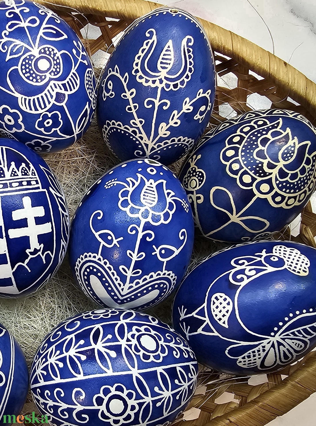 Hagyományos húsvéti hímestojás - ünnepi díszek, dekorációk - húsvéti díszek és dekorációk - húsvéti tojás, hímestojás - Meska.hu