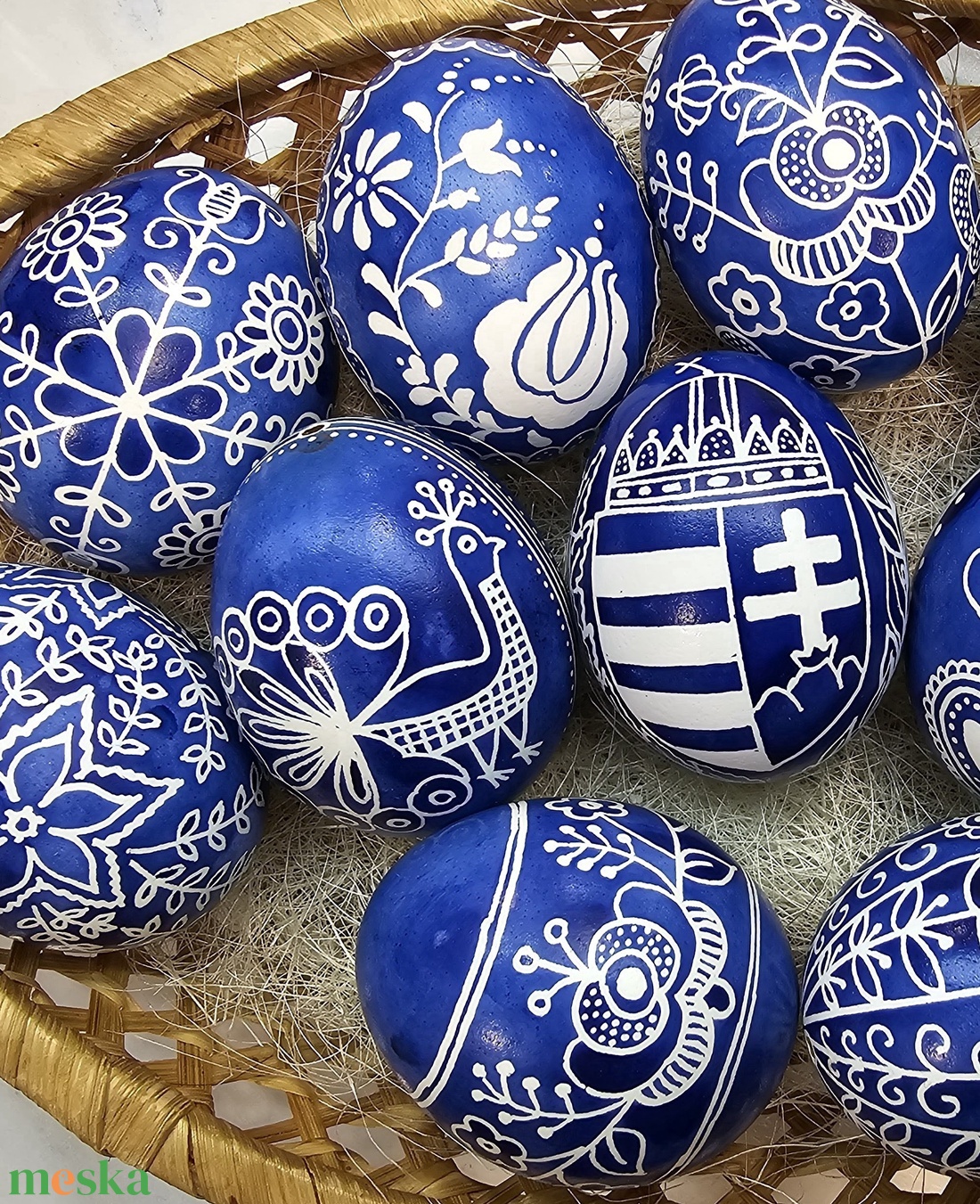 Hagyományos húsvéti hímestojás - ünnepi díszek, dekorációk - húsvéti díszek és dekorációk - húsvéti tojás, hímestojás - Meska.hu