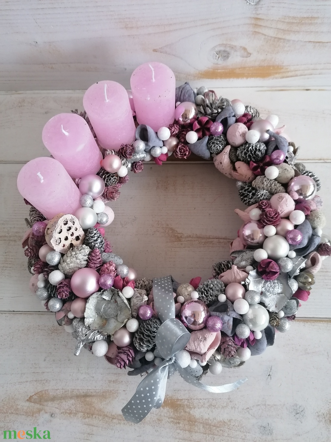 E21 Adventi koszorú - karácsony - adventi díszek - adventi koszorú - Meska.hu