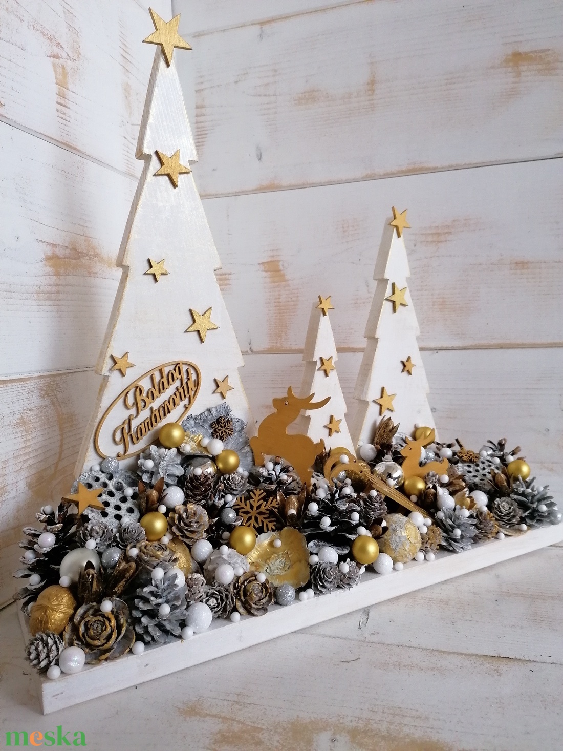 E9 Karácsonyi asztaldísz - karácsony - adventi díszek - adventi asztaldísz - Meska.hu