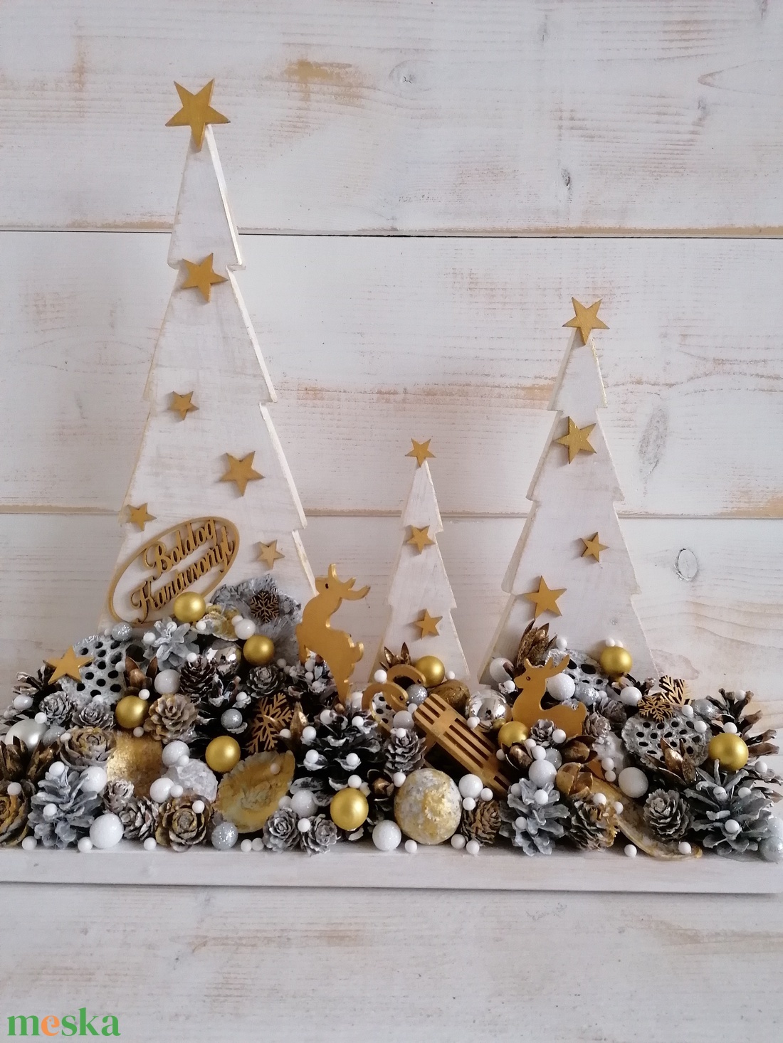 E9 Karácsonyi asztaldísz - karácsony - adventi díszek - adventi asztaldísz - Meska.hu