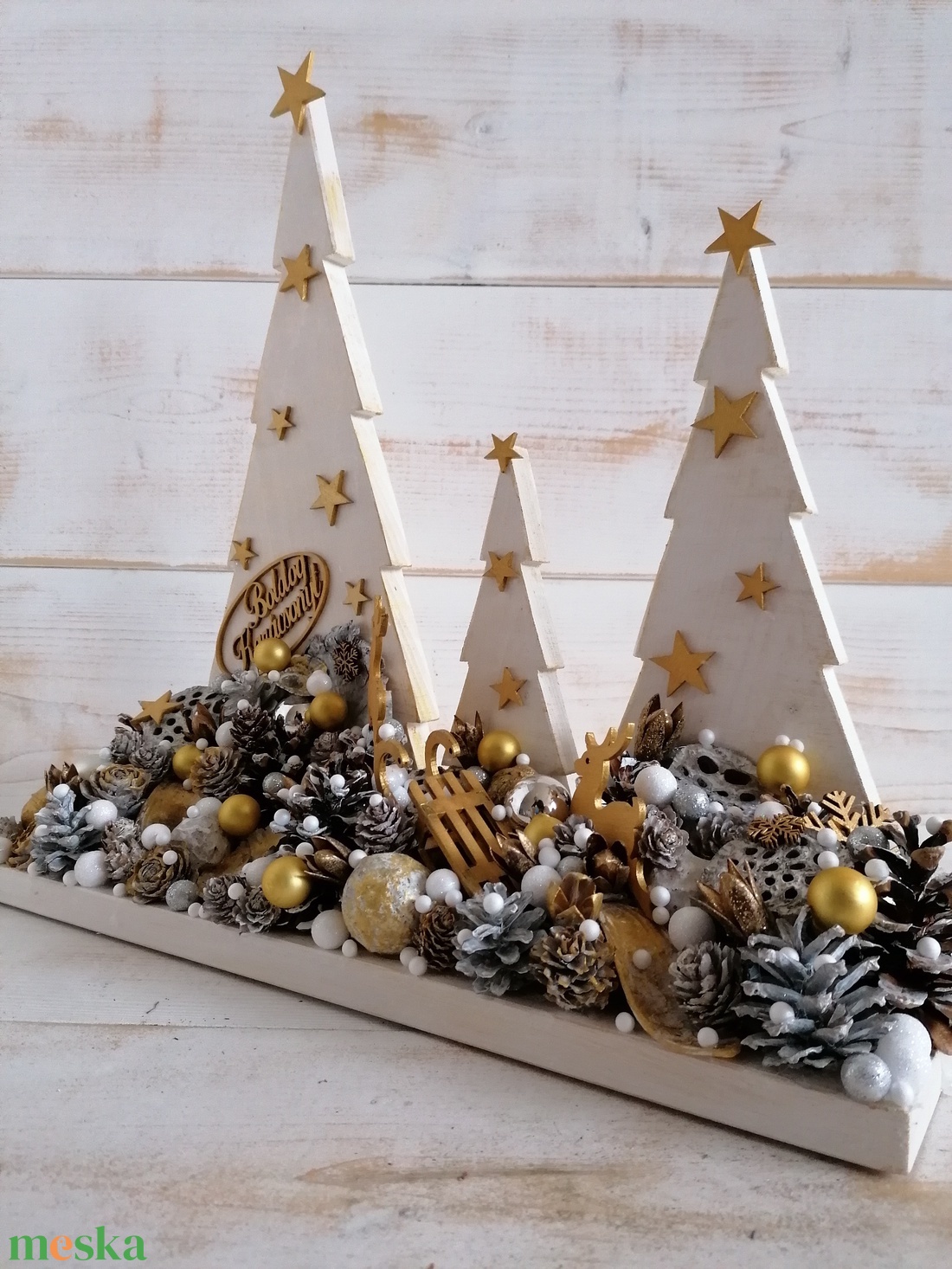 E9 Karácsonyi asztaldísz - karácsony - adventi díszek - adventi asztaldísz - Meska.hu