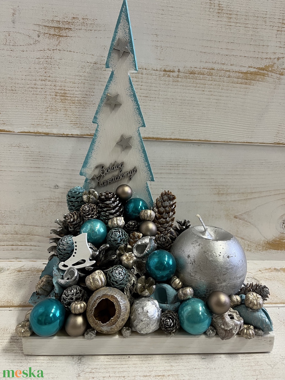 E24 Karácsonyi asztaldísz - karácsony - adventi díszek - adventi asztaldísz - Meska.hu