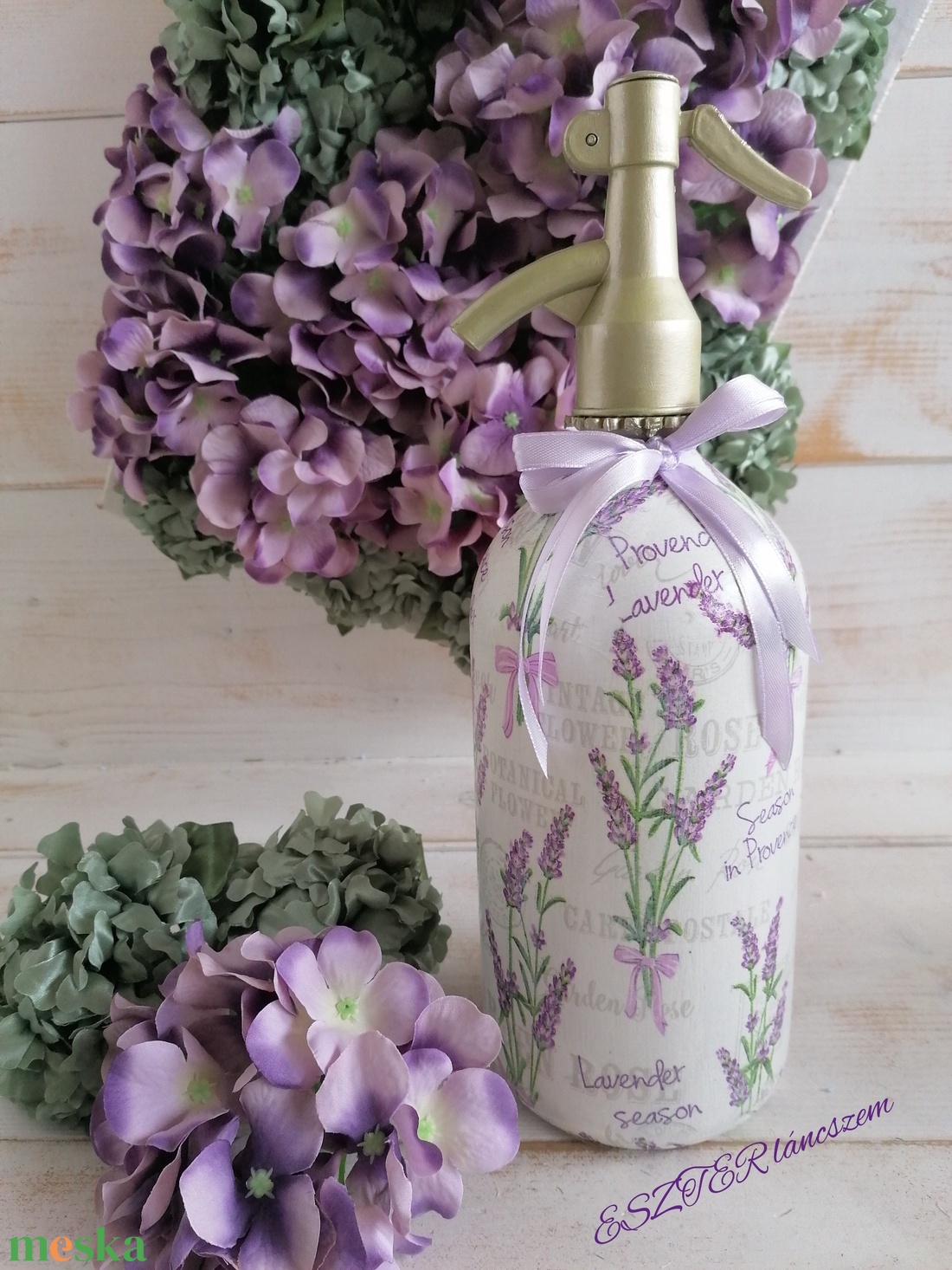 E102 Dekor szodásüveg - kellékek & szerszámok - dekorációs kellékek - egyéb kellékek - Meska.hu