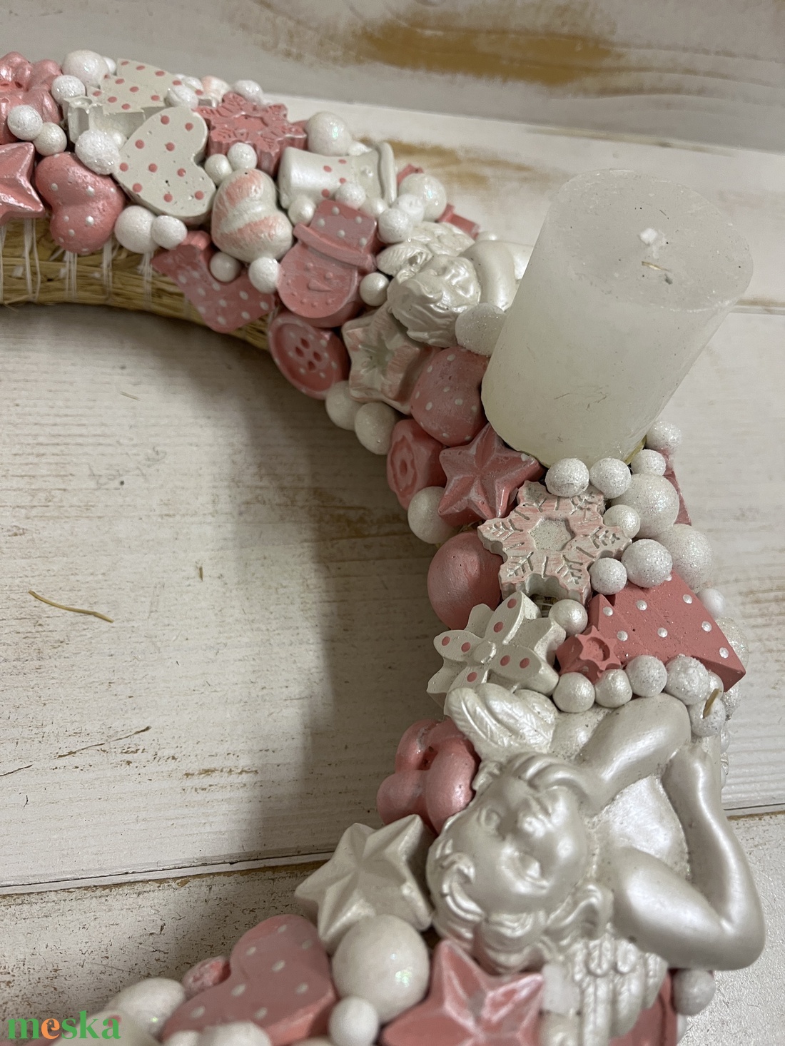 Adventi koszorú E/20 - karácsony - adventi díszek - adventi koszorú - Meska.hu