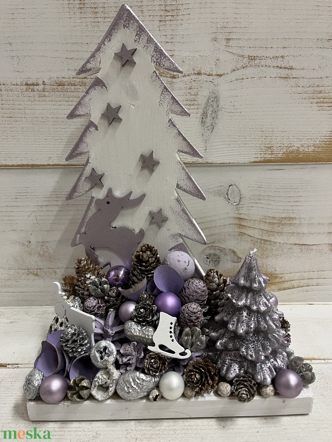 Karácsonyi asztaldísz E/8 - karácsony - adventi díszek - adventi asztaldísz - Meska.hu