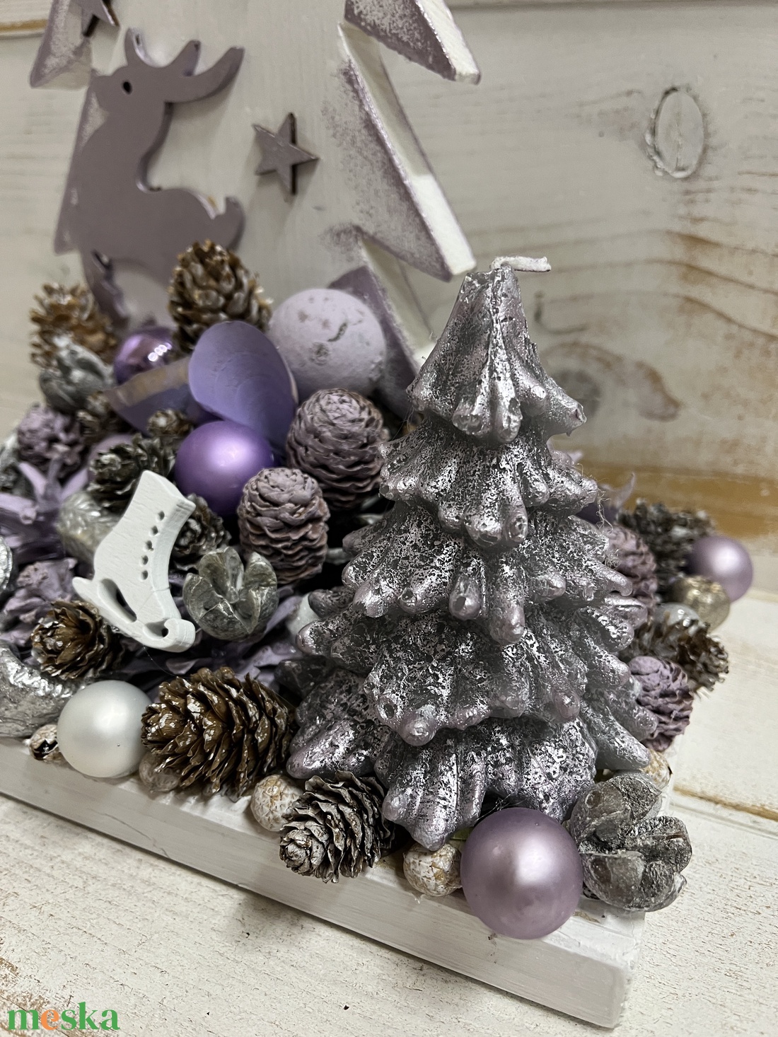 Karácsonyi asztaldísz E/8 - karácsony - adventi díszek - adventi asztaldísz - Meska.hu