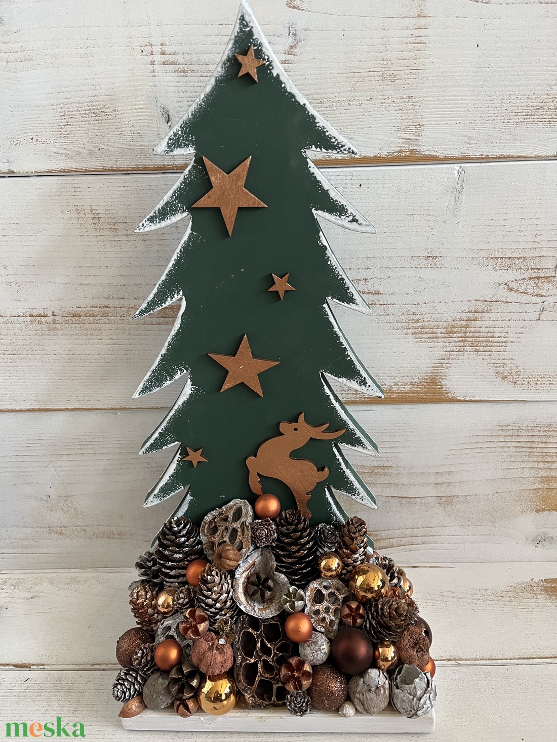 Karácsonyi asztaldísz E/10 - karácsony - adventi díszek - adventi asztaldísz - Meska.hu