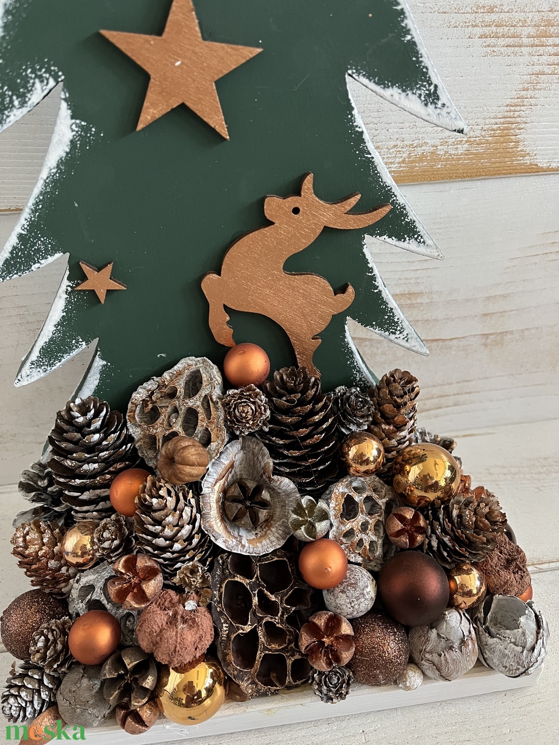 Karácsonyi asztaldísz E/10 - karácsony - adventi díszek - adventi asztaldísz - Meska.hu