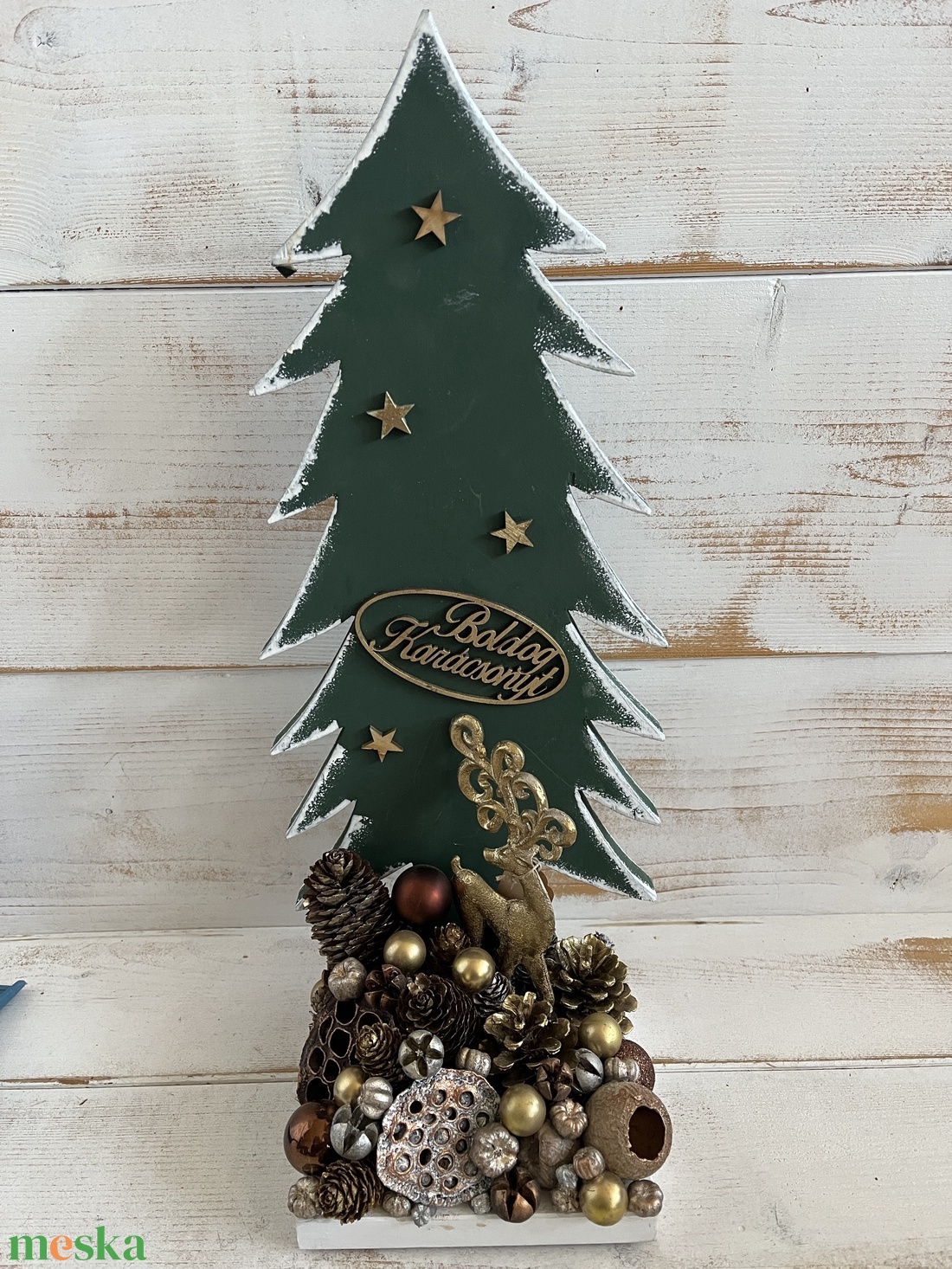 Karácsonyi asztaldísz E/11 - karácsony - adventi díszek - adventi asztaldísz - Meska.hu