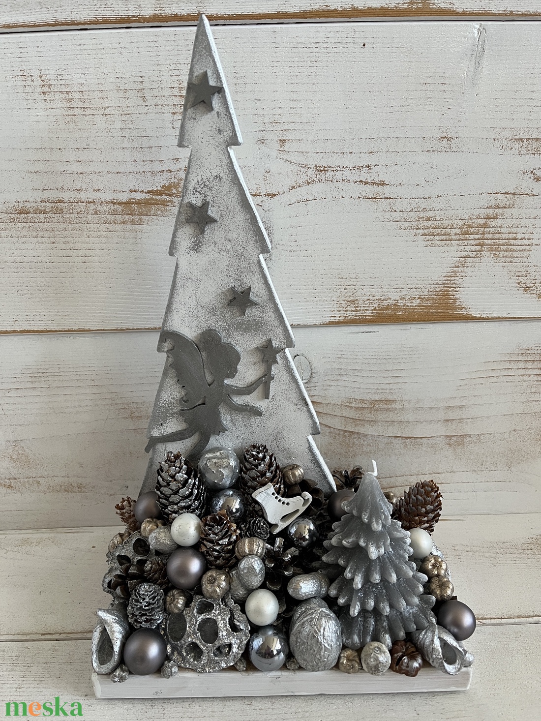 Karácsonyi asztaldísz E/15 - karácsony - adventi díszek - adventi asztaldísz - Meska.hu