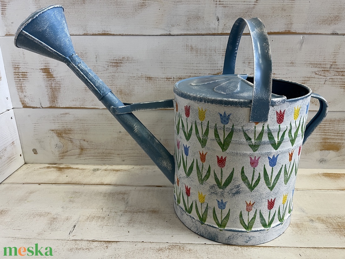 Öntözőkanna tulipános E/31 - otthon & életmód - dekoráció - asztal és polc dekoráció - asztaldísz - Meska.hu
