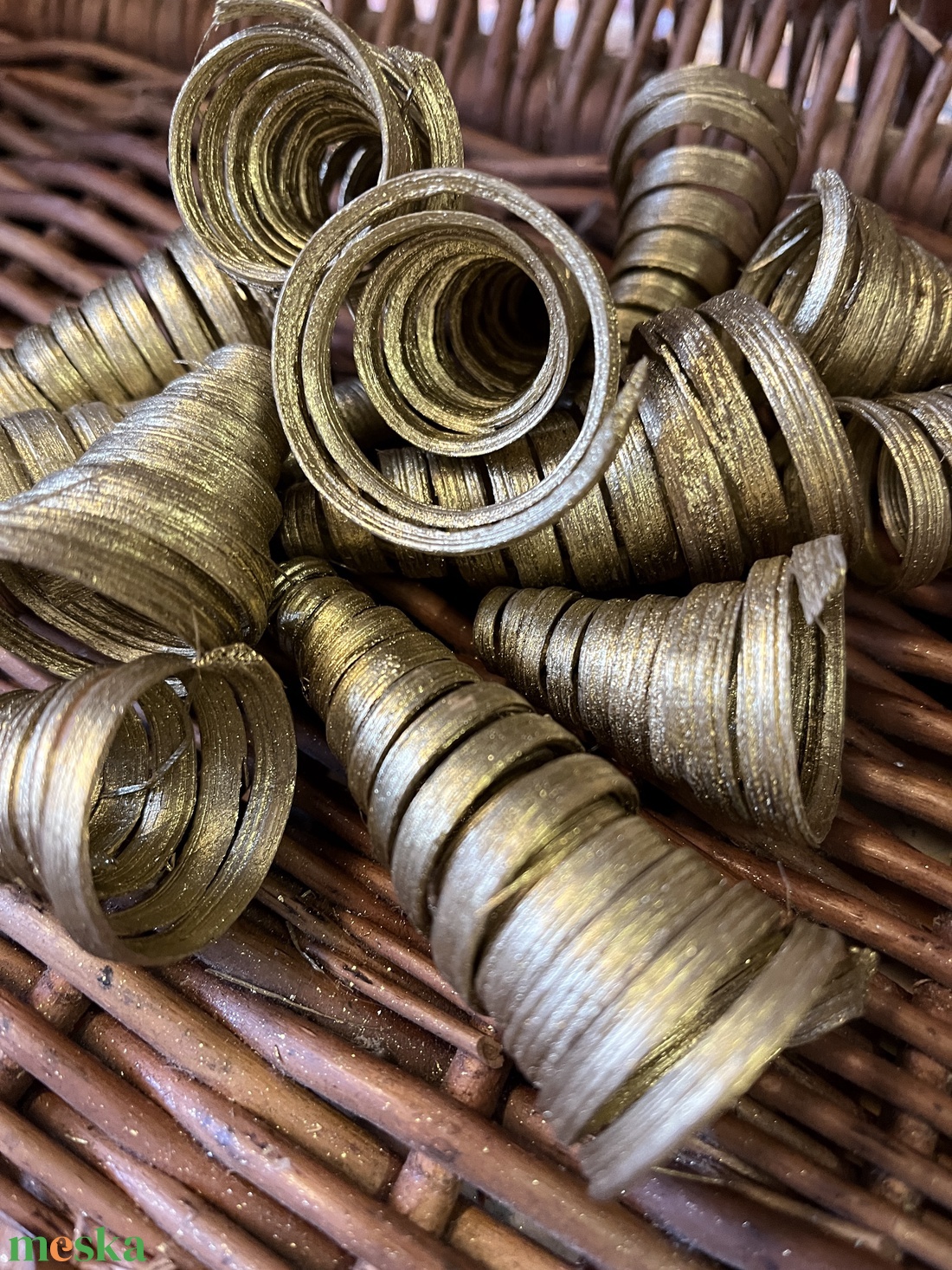 Termés arany E/35 - kellékek & szerszámok - dekorációs kellékek - termések, terméscsomagok - Meska.hu