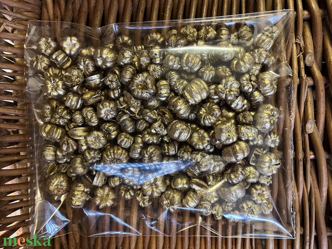 Termés arany E/36 - kellékek & szerszámok - dekorációs kellékek - termések, terméscsomagok - Meska.hu