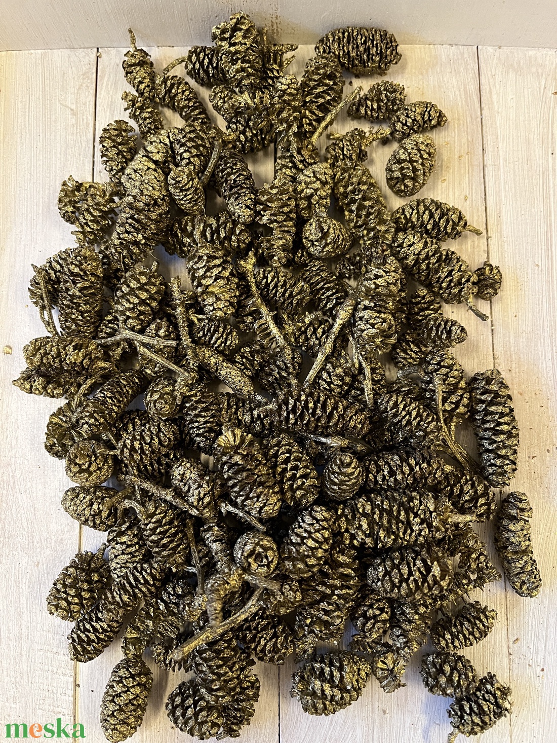 Termés arany E/37 - kellékek & szerszámok - dekorációs kellékek - termések, terméscsomagok - Meska.hu