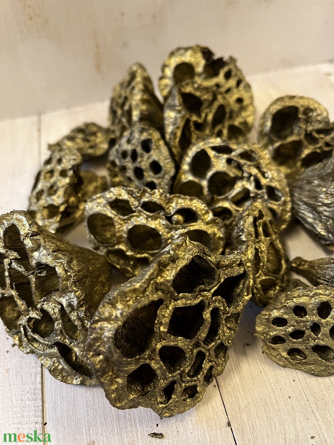 Termés arany E/39 - kellékek & szerszámok - dekorációs kellékek - termések, terméscsomagok - Meska.hu