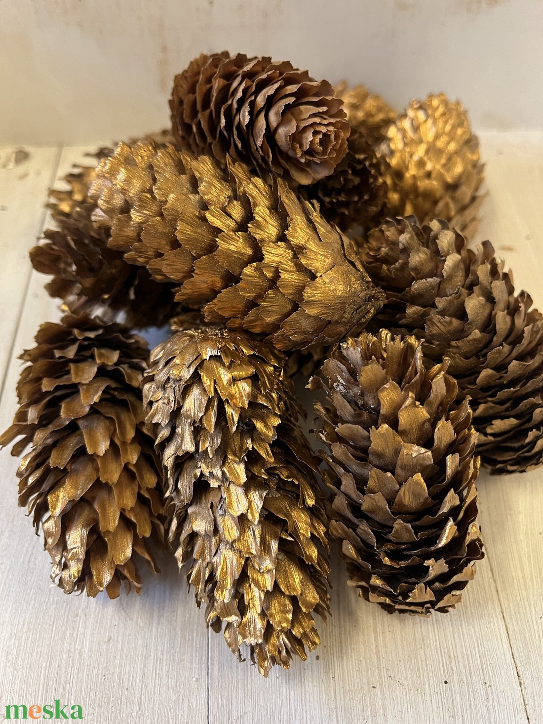 Termés toboz réz E/44 - kellékek & szerszámok - dekorációs kellékek - termések, terméscsomagok - Meska.hu