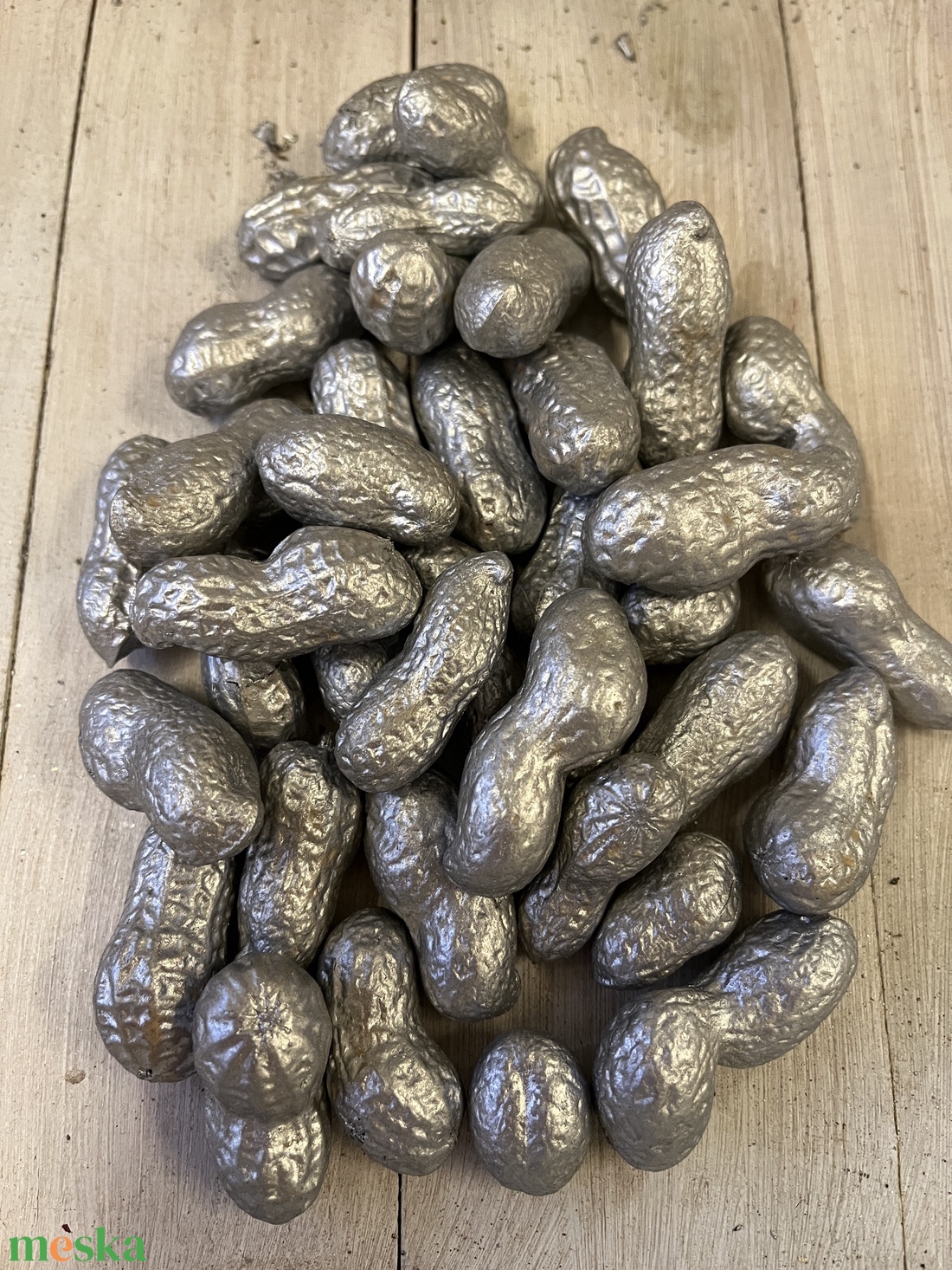 Mogyoró ezüst E/47 - kellékek & szerszámok - dekorációs kellékek - termések, terméscsomagok - Meska.hu