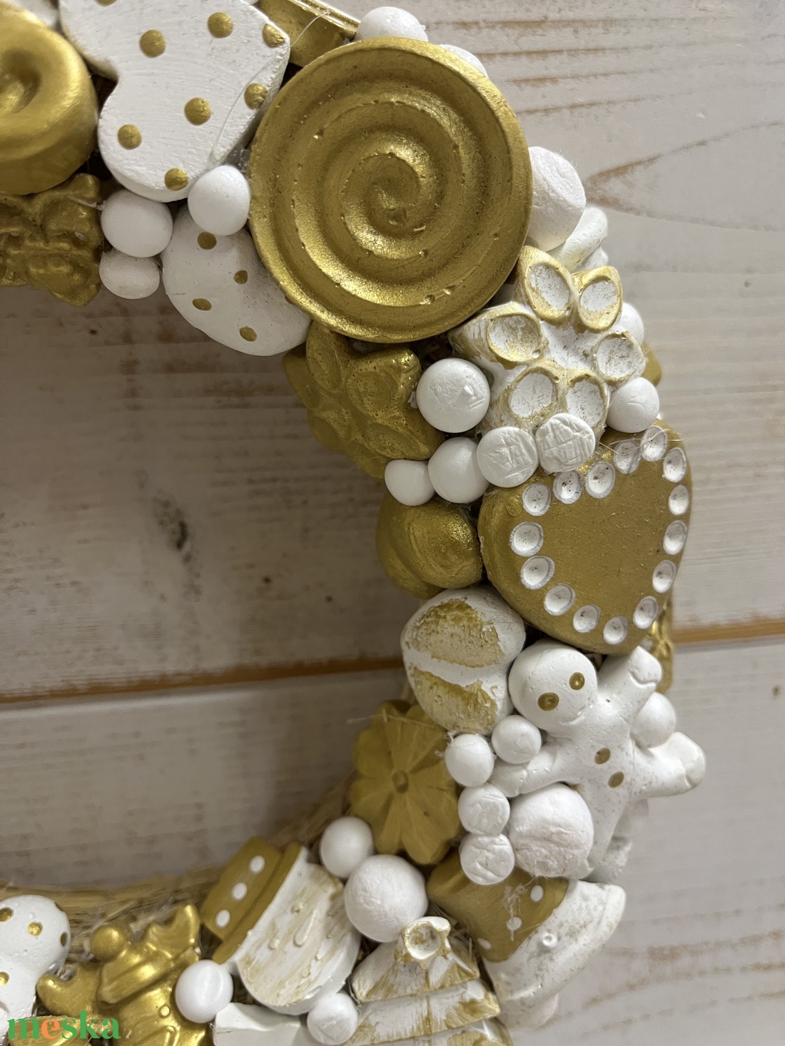 Karácsonyi fali és ajtó koszorú E52 - karácsony - adventi díszek - adventi ajtódísz - Meska.hu