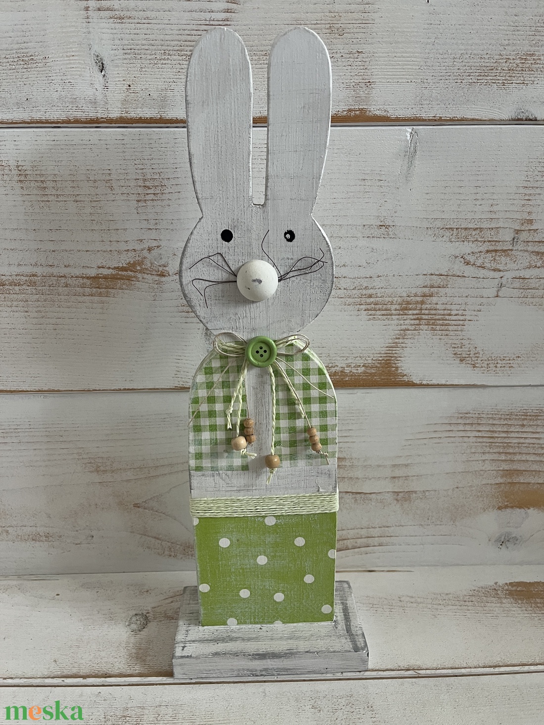 Fa nyulacska FNY/1 - ünnepi díszek, dekorációk - húsvéti díszek és dekorációk - húsvéti tojásfadíszek - Meska.hu
