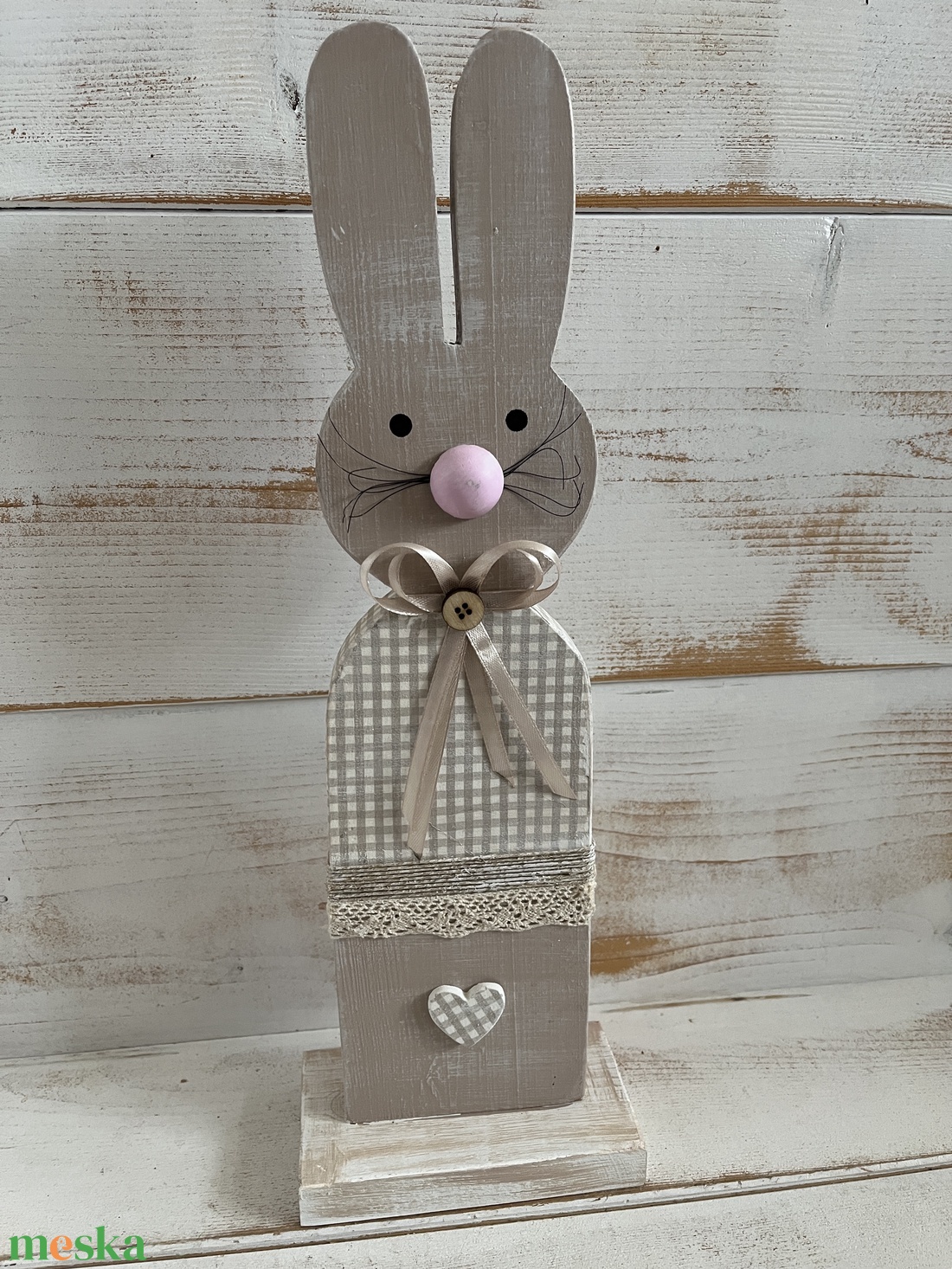 Fa nyulacska FNY/3 - ünnepi díszek, dekorációk - húsvéti díszek és dekorációk - húsvéti tojásfadíszek - Meska.hu