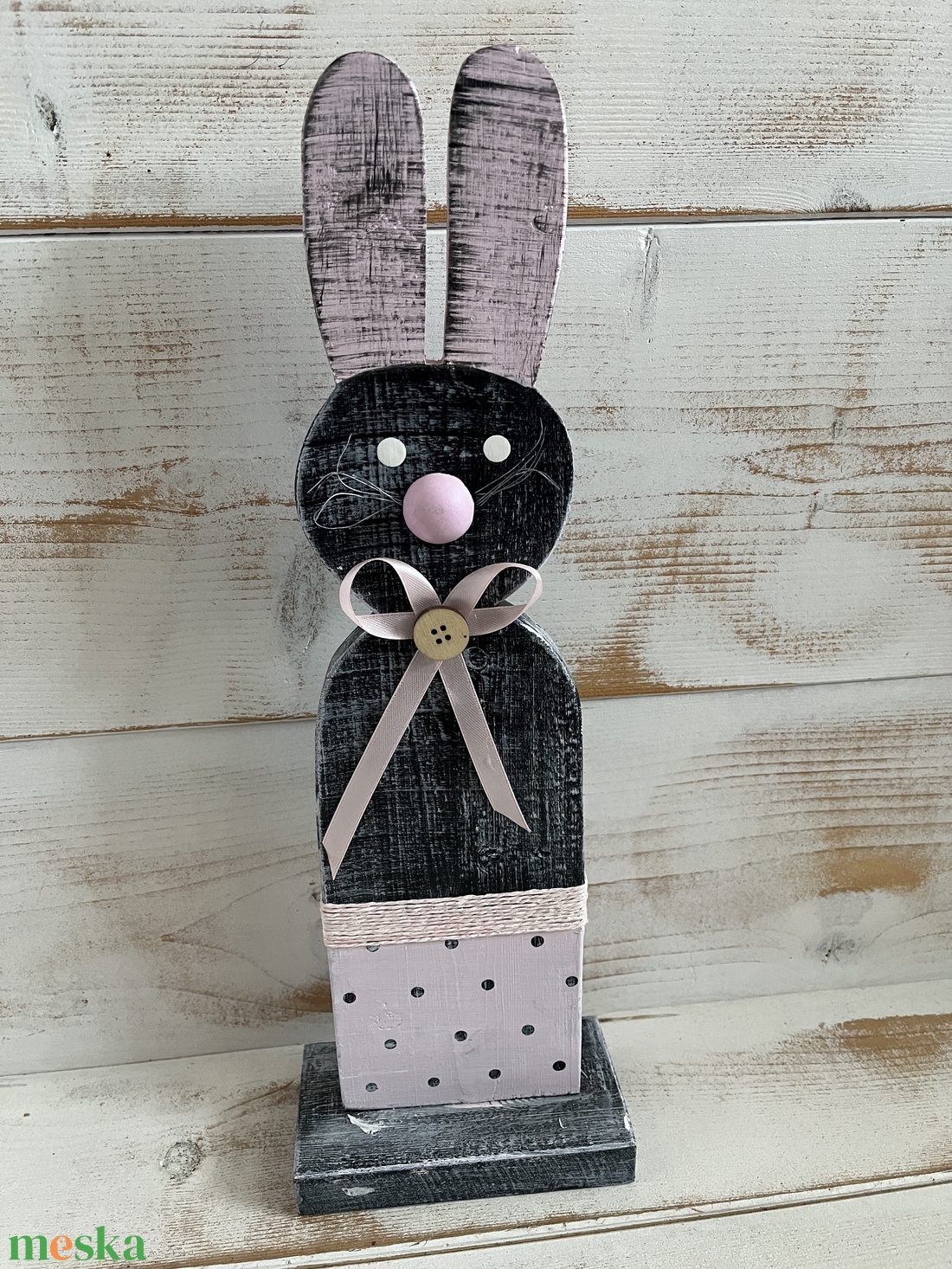 Fa nyulacska FNY/4 - ünnepi díszek, dekorációk - húsvéti díszek és dekorációk - húsvéti tojásfadíszek - Meska.hu