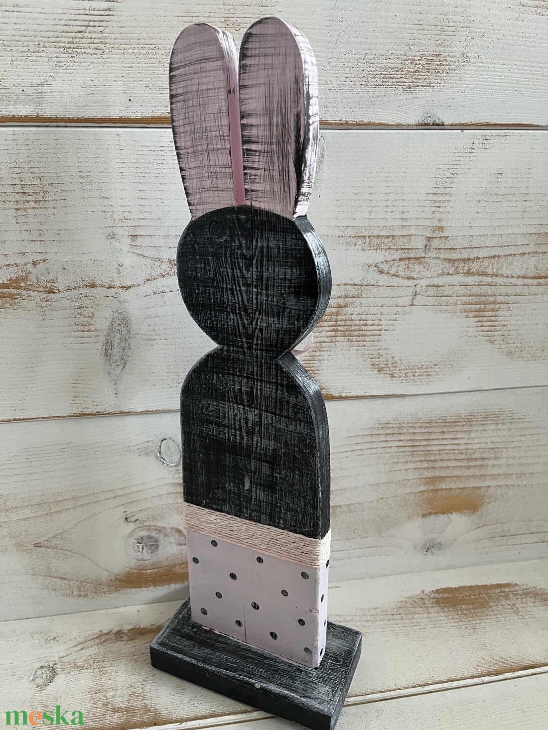 Fa nyulacska FNY/4 - ünnepi díszek, dekorációk - húsvéti díszek és dekorációk - húsvéti tojásfadíszek - Meska.hu