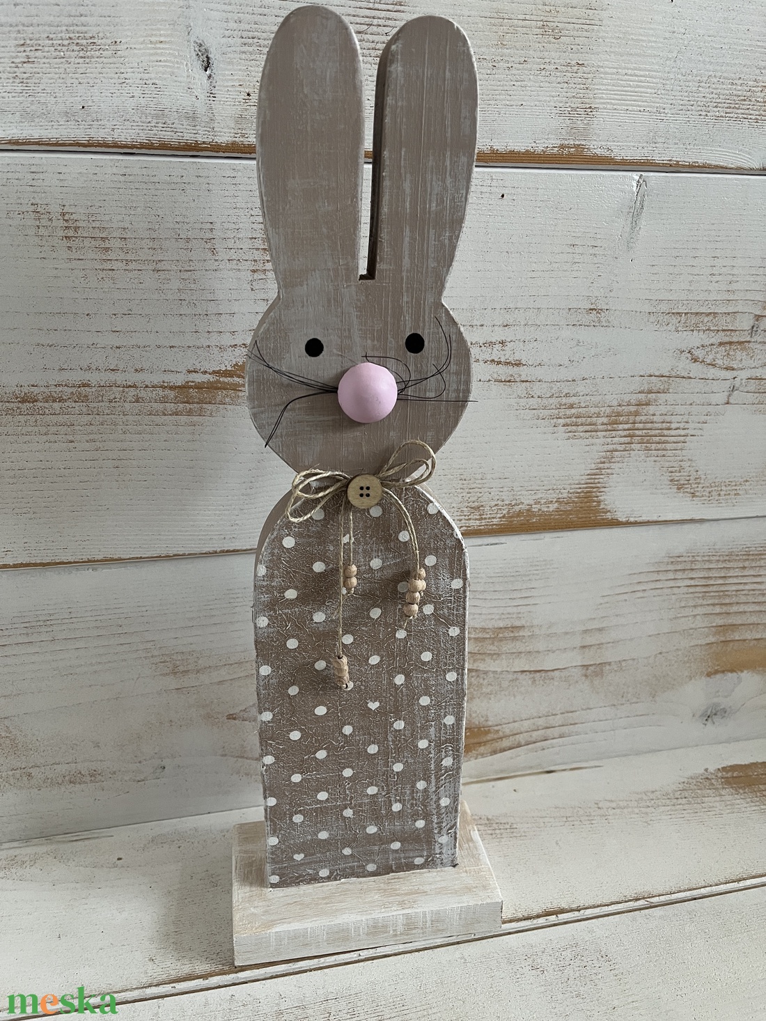 Fa nyulacska FNY/5 - ünnepi díszek, dekorációk - húsvéti díszek és dekorációk - húsvéti tojásfadíszek - Meska.hu