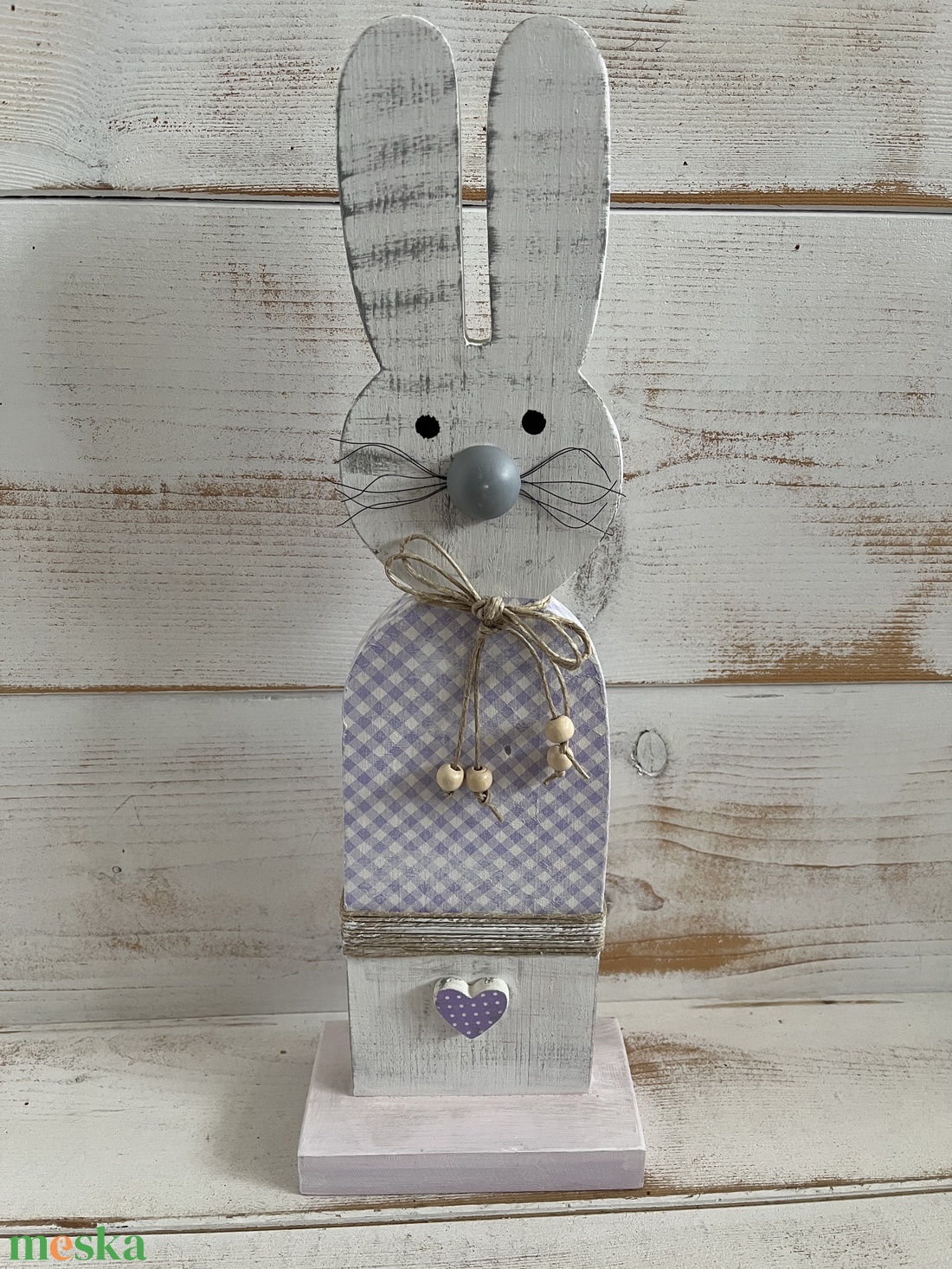 Fa nyulacska FNY/6 - ünnepi díszek, dekorációk - húsvéti díszek és dekorációk - húsvéti tojásfadíszek - Meska.hu