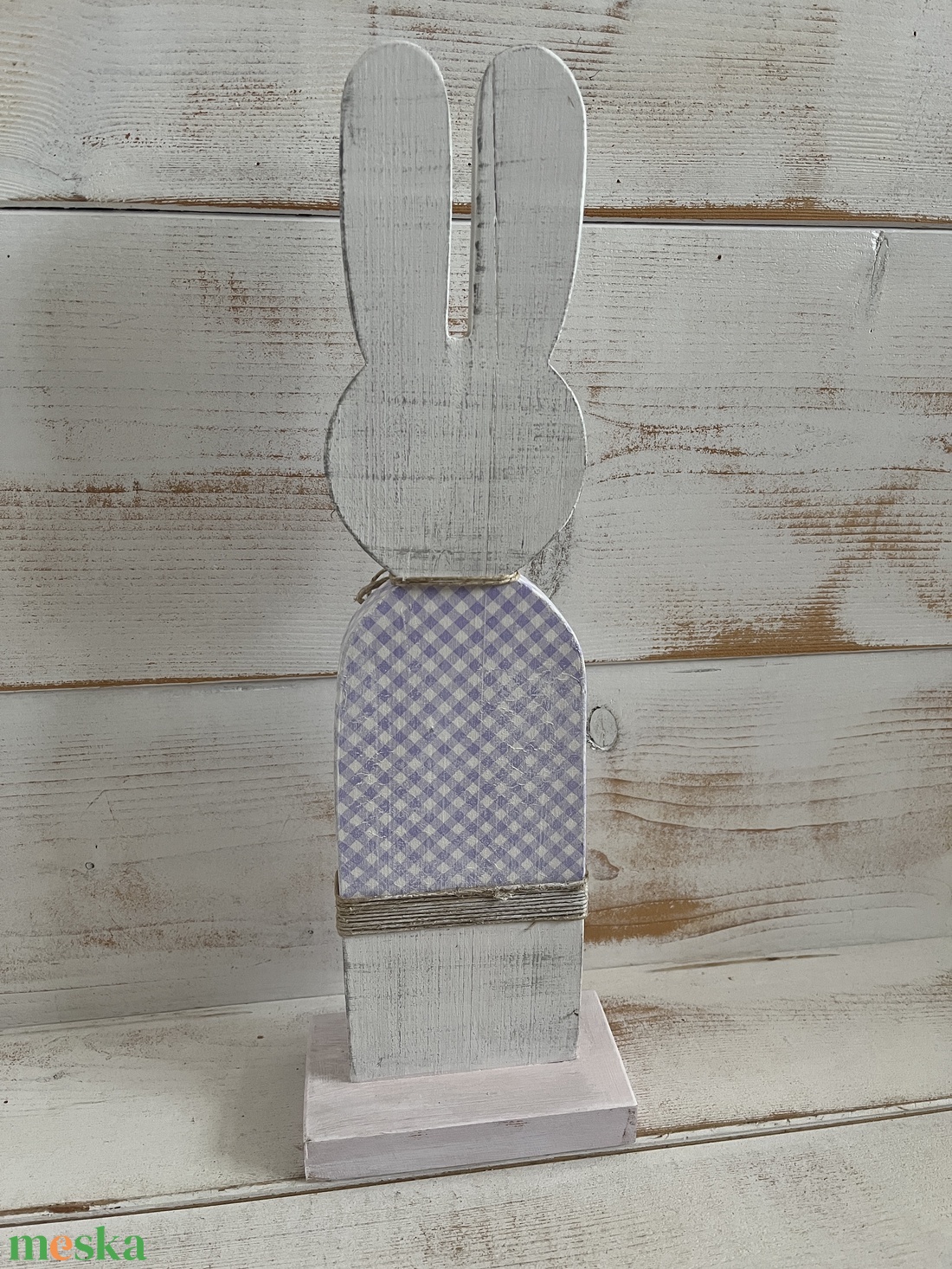 Fa nyulacska FNY/6 - ünnepi díszek, dekorációk - húsvéti díszek és dekorációk - húsvéti tojásfadíszek - Meska.hu