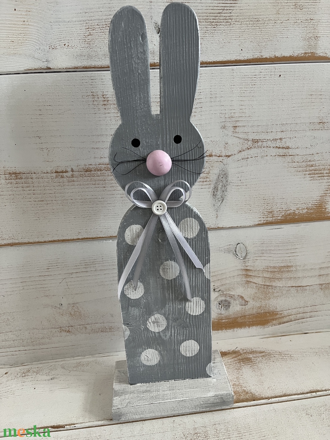 Fa nyulacska FNY/7 - ünnepi díszek, dekorációk - húsvéti díszek és dekorációk - húsvéti tojásfadíszek - Meska.hu