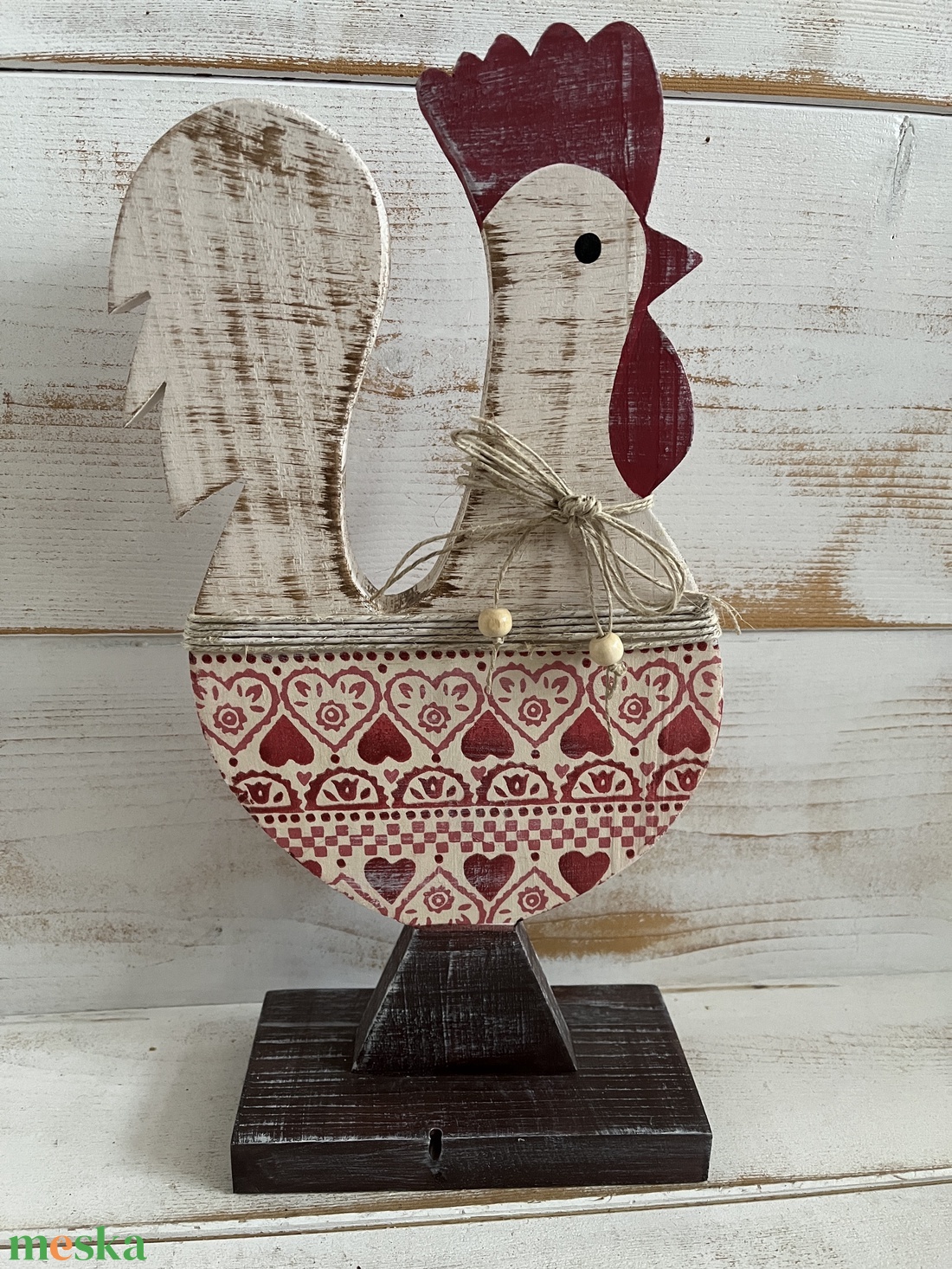 Fa kakas E/54 - otthon & életmód - dekoráció - kép & falikép - fából készült kép - Meska.hu