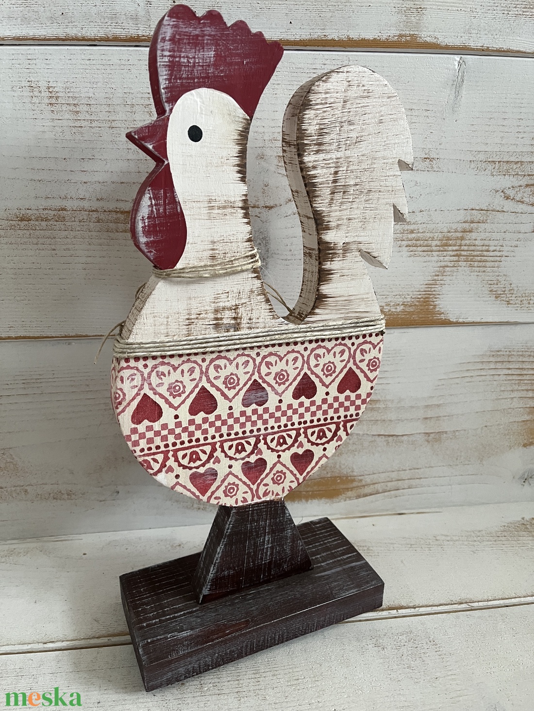 Fa kakas E/54 - otthon & életmód - dekoráció - kép & falikép - fából készült kép - Meska.hu