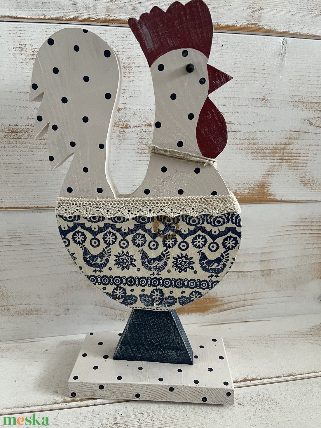 Fa kakas E/59 - otthon & életmód - dekoráció - kép & falikép - fából készült kép - Meska.hu