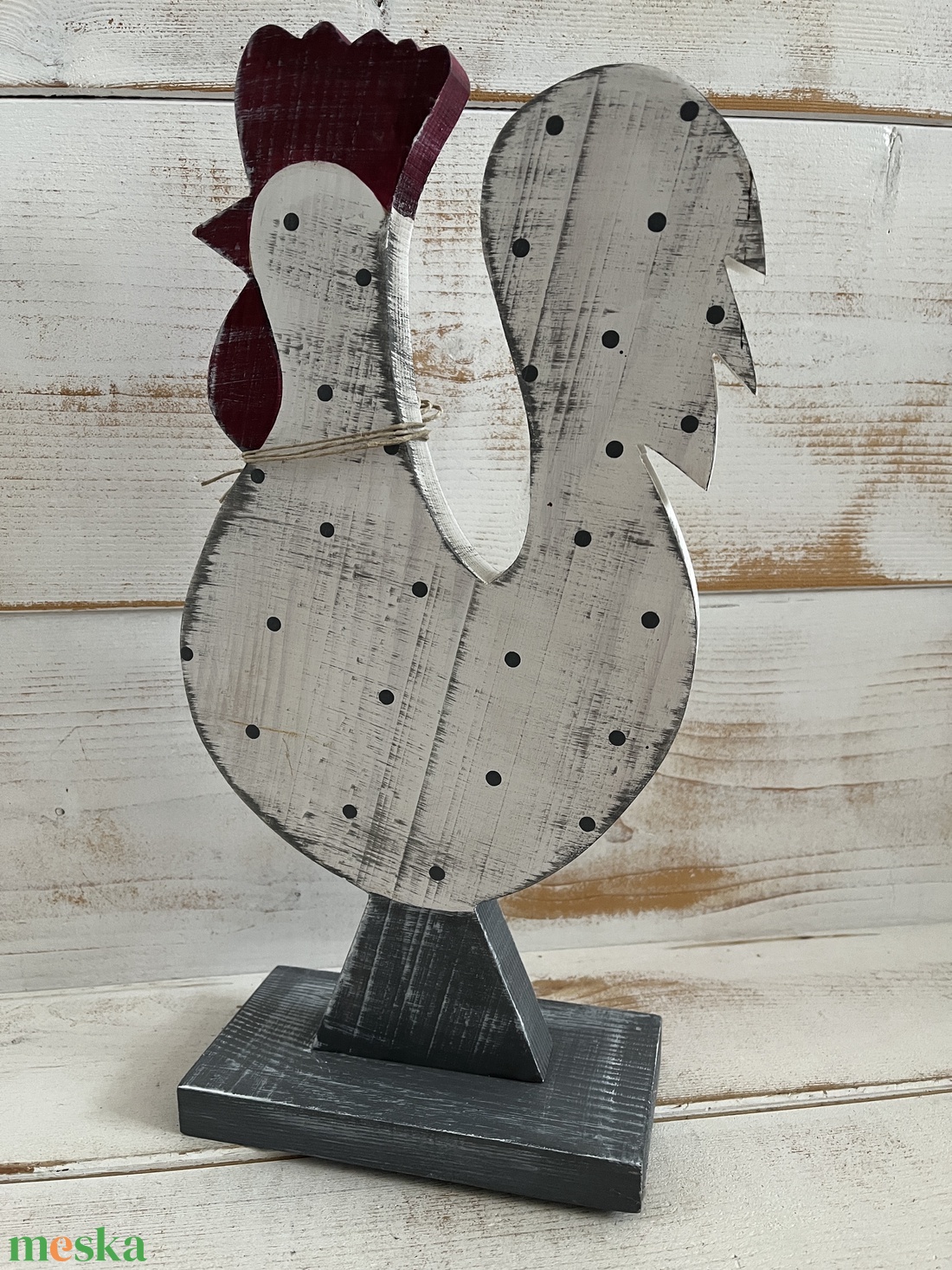 Fa kakas E/60 - otthon & életmód - dekoráció - kép & falikép - fából készült kép - Meska.hu