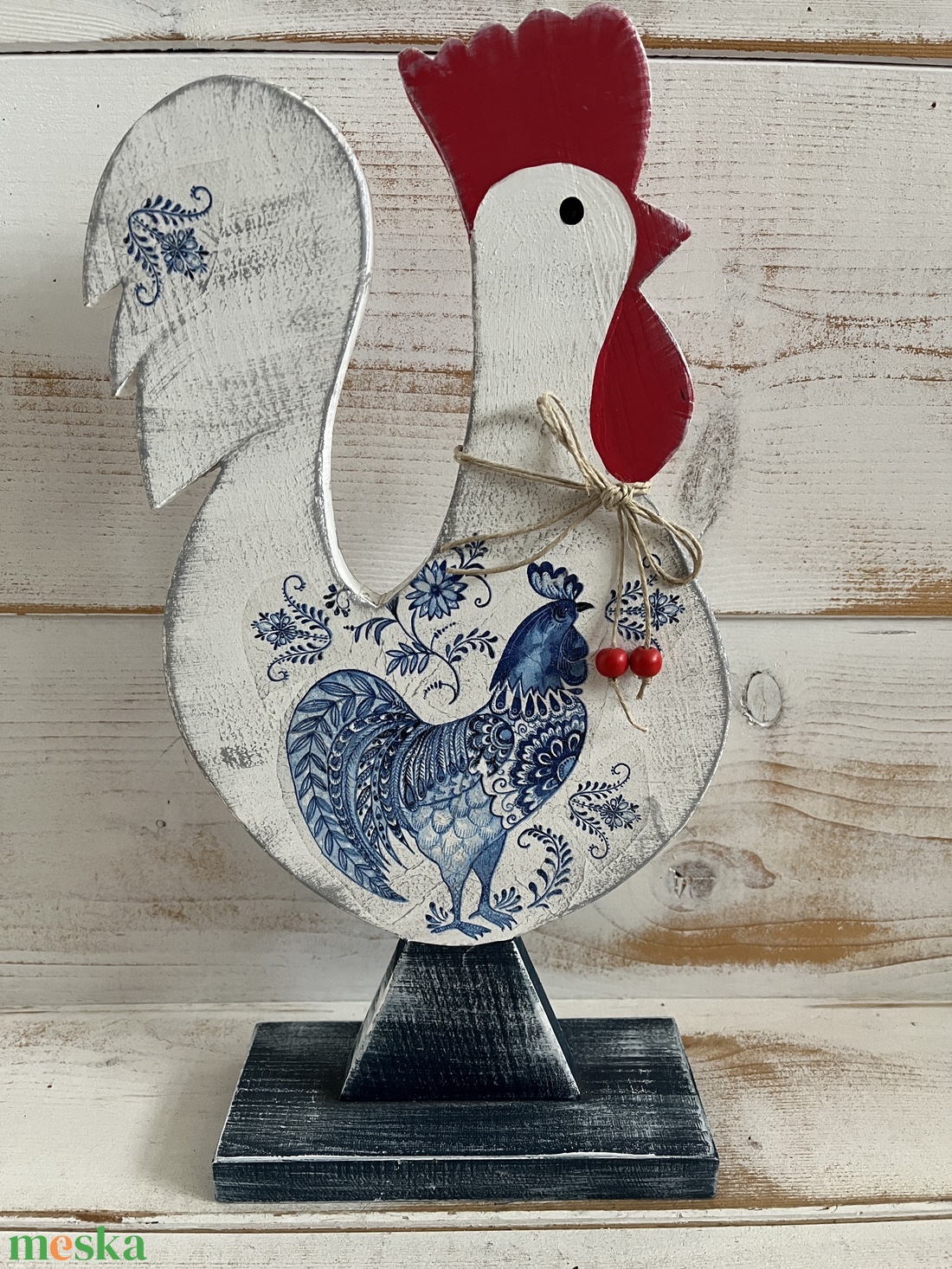 Fa kakas E/61 - otthon & életmód - dekoráció - kép & falikép - fából készült kép - Meska.hu