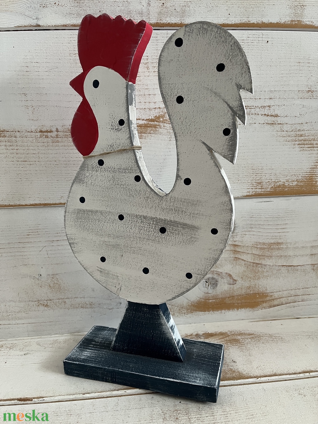 Fa kakas E/61 - otthon & életmód - dekoráció - kép & falikép - fából készült kép - Meska.hu