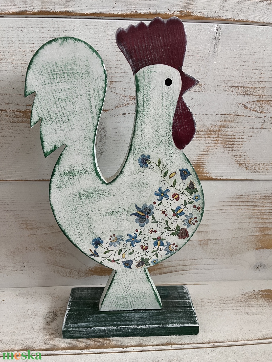 Fa kakas E/62 - otthon & életmód - dekoráció - kép & falikép - fából készült kép - Meska.hu