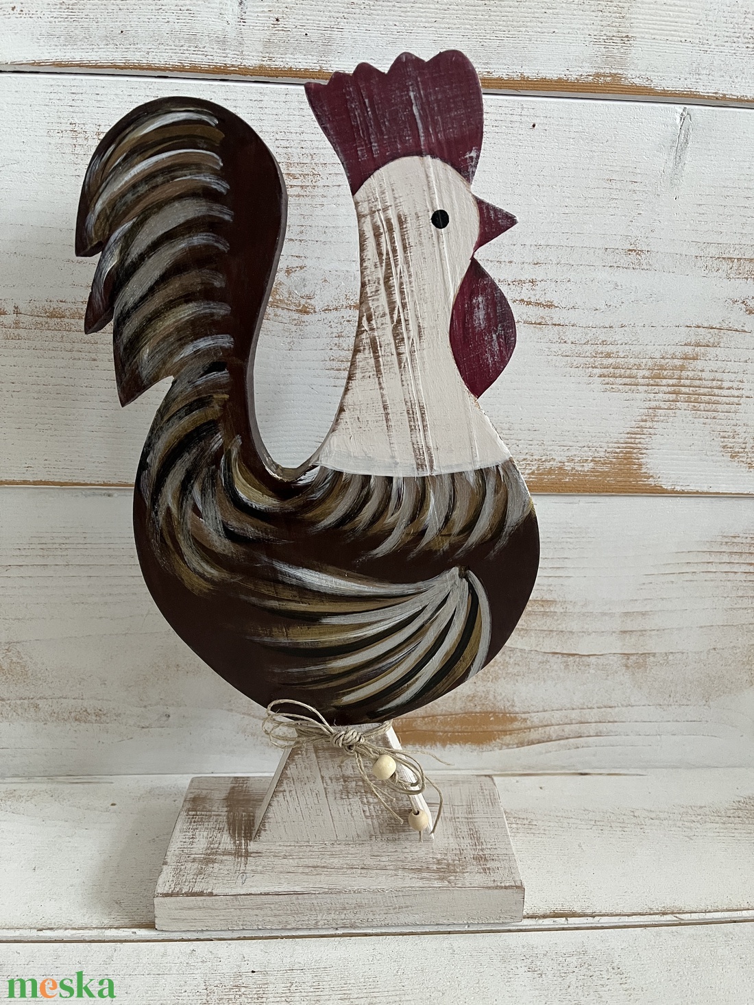 Fa kakas E/65 - otthon & életmód - dekoráció - kép & falikép - fából készült kép - Meska.hu