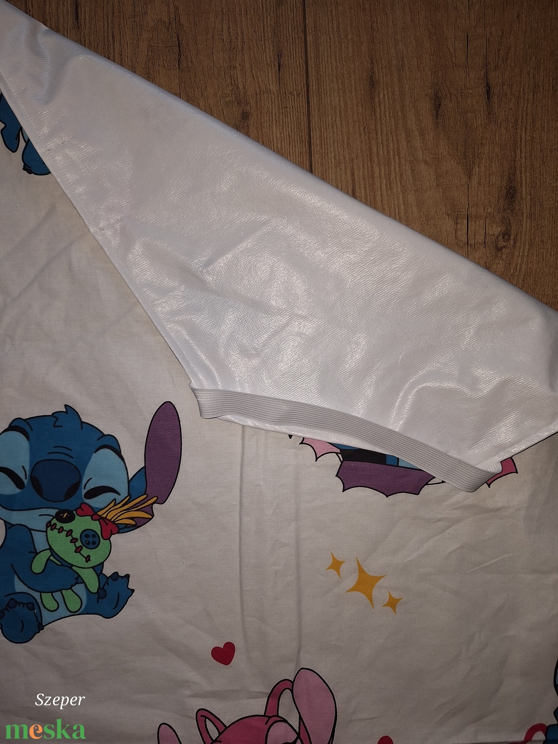 Szeper ovis, bölcsis vízhatlan lepedő, derékalj pamutvászon dekorral - játék & sport - ovis felszerelés - ovis lepedő - Meska.hu