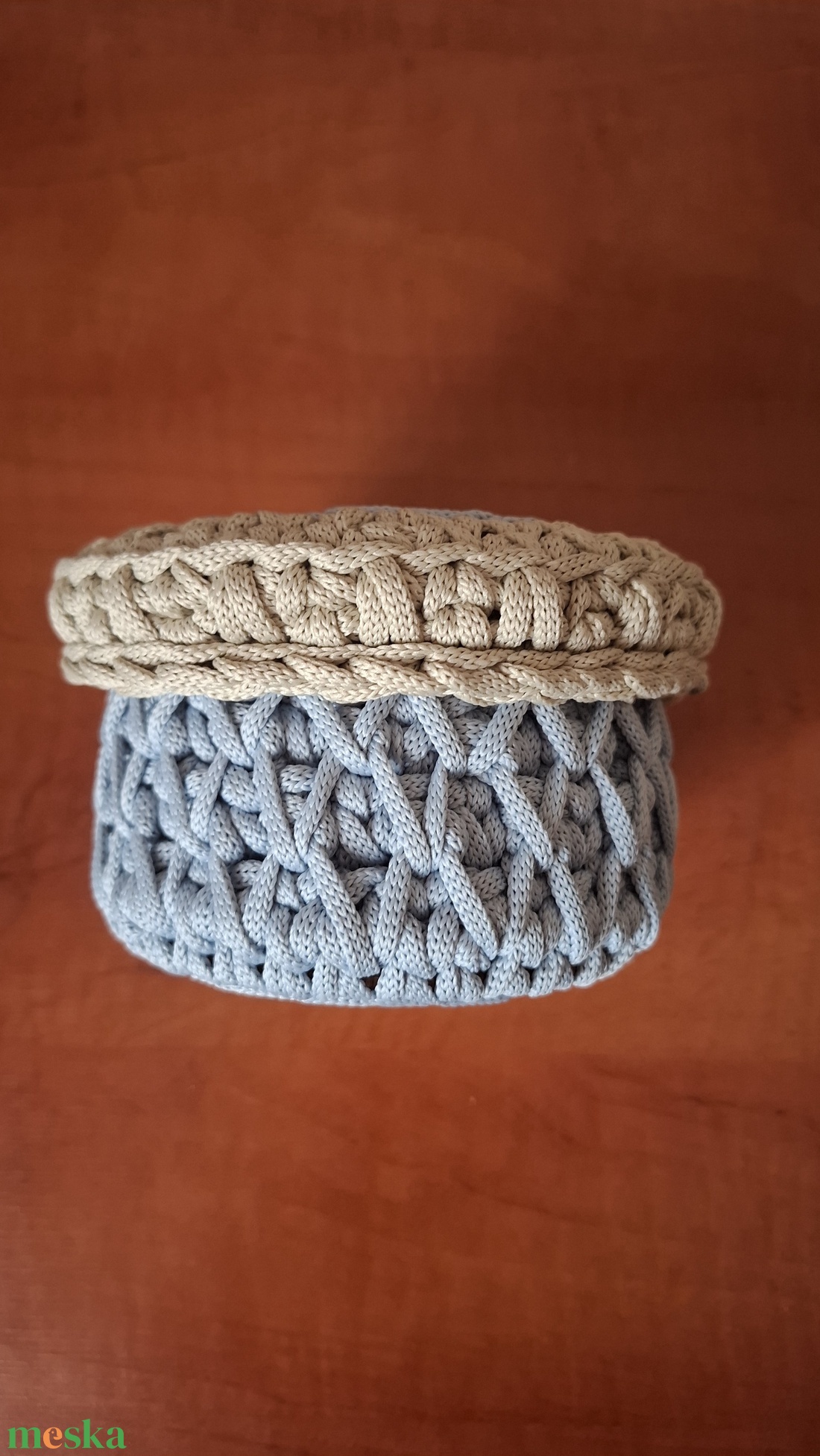 Nyuszifiús tárolódoboz - otthon & életmód - tárolás & rendszerezés - tárolókosár - Meska.hu