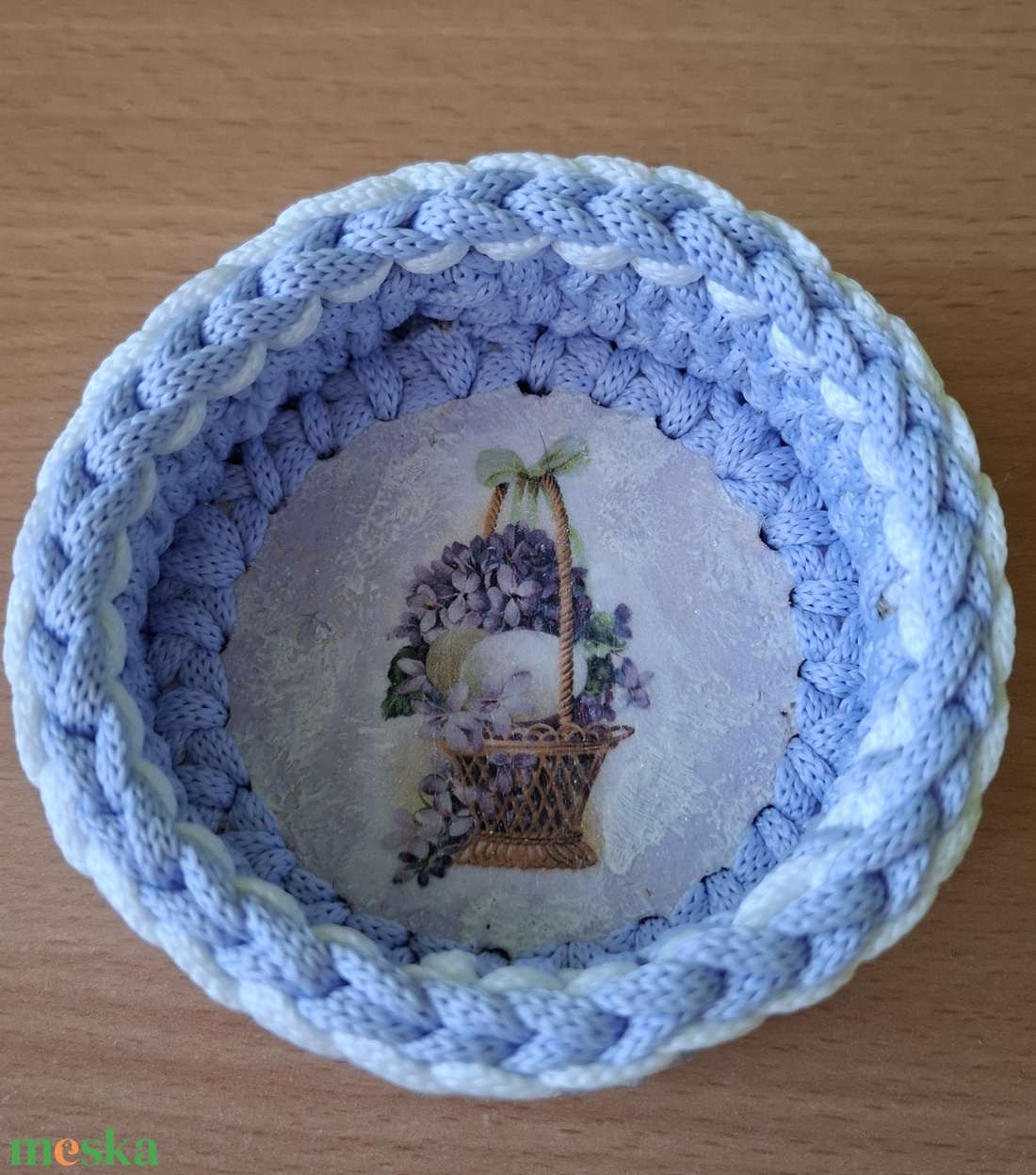 Húsvéti kis kosárka - otthon & életmód - tárolás & rendszerezés - tárolókosár - Meska.hu