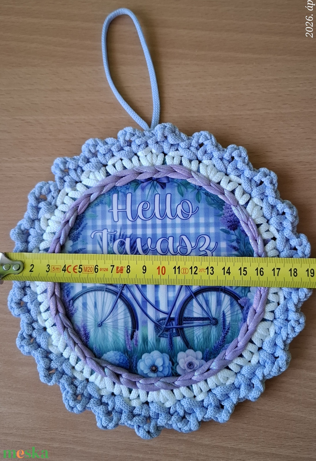 Tavaszi ajtódísz - otthon & életmód - dekoráció - ajtó- és ablak dekoráció - ajtódísz & kopogtató - Meska.hu